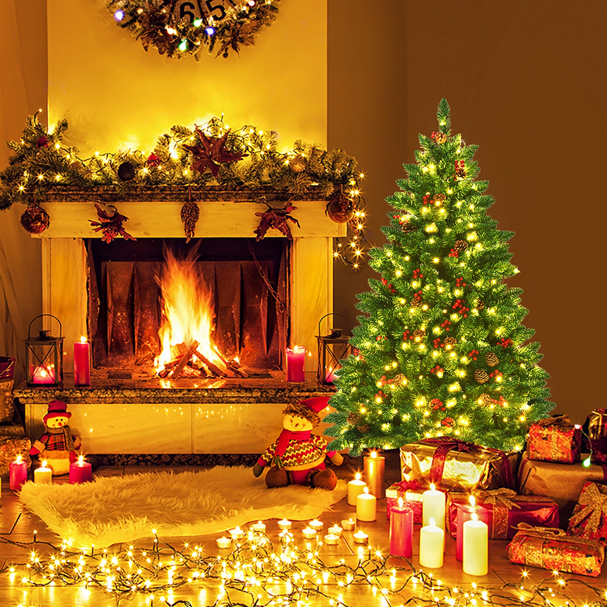 Costway CM22850US Artificial-Christmas-Trees - View #10