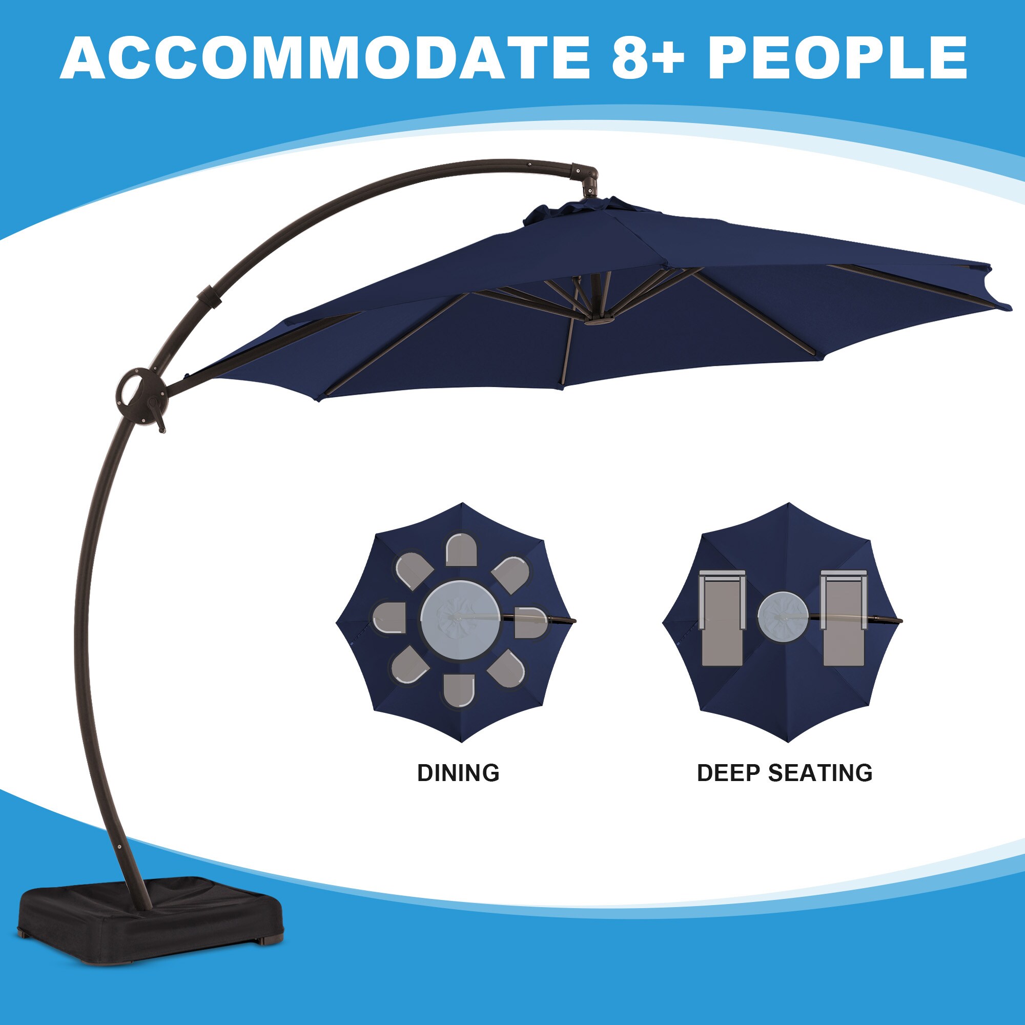 JEAREY JE-LKZLM-13FT-NA Umbrellas-2 - View #6