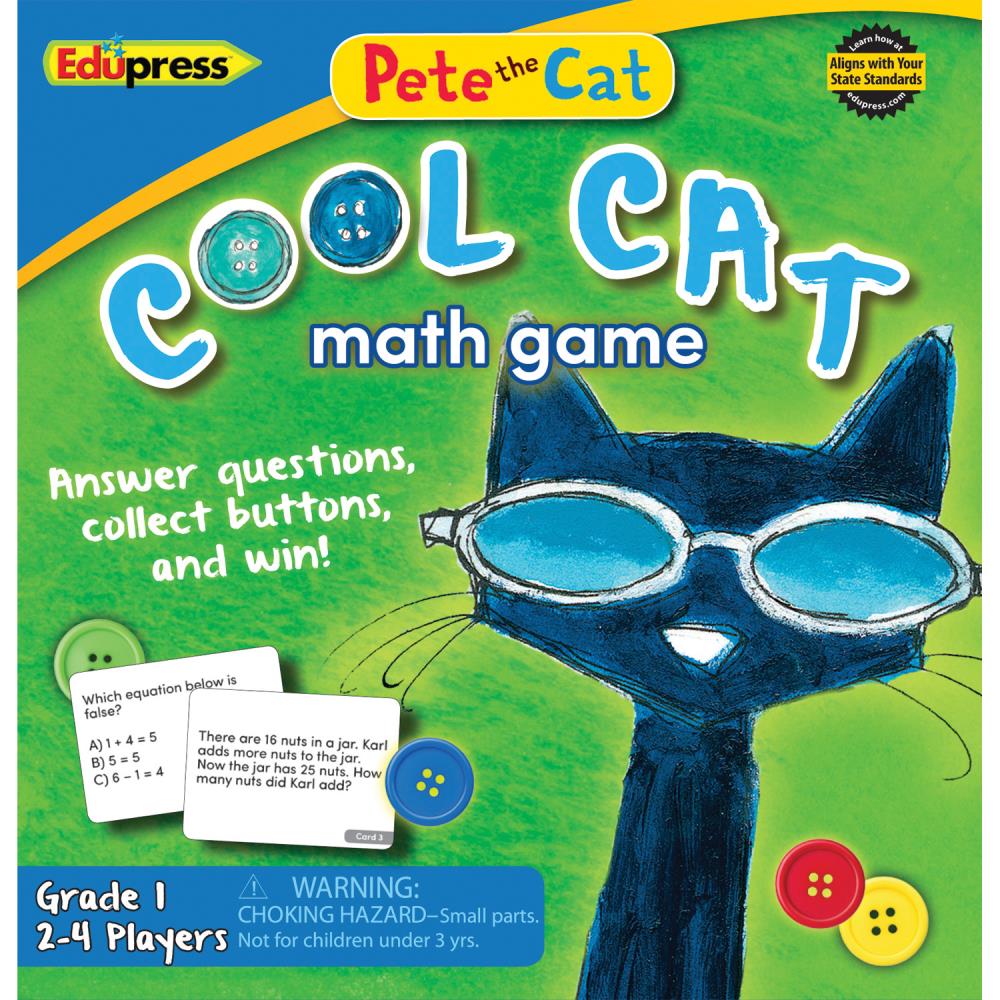  EP-3531 Pete the Cat Cool Cat Math Game 1