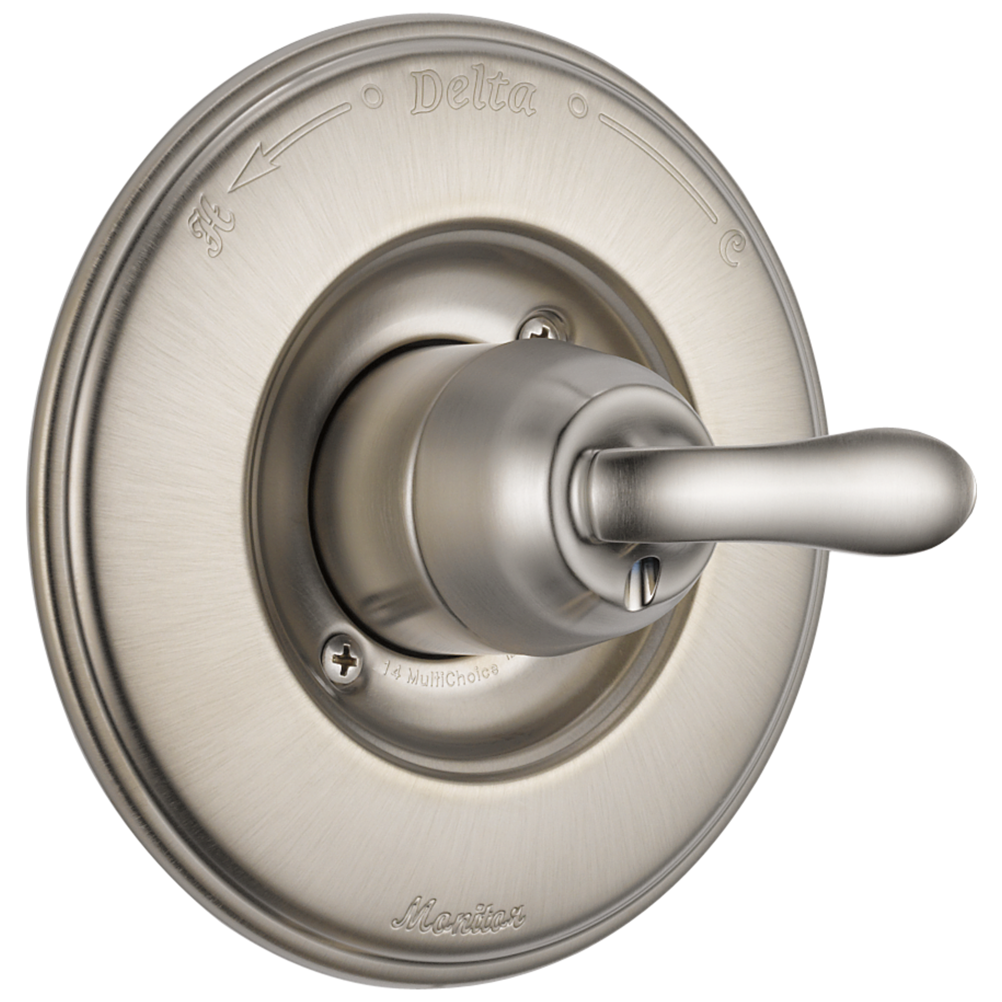 Delta T14094-SS Linden Stainless Steel 2.75-in Bathtub/Shower Trim Ring (0.5-in-ID)