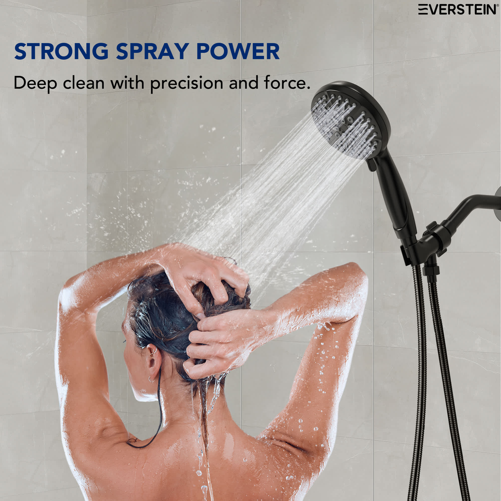 EVERSTEIN SFS-1129-BK Showerhead-Bar-Panels - View #6