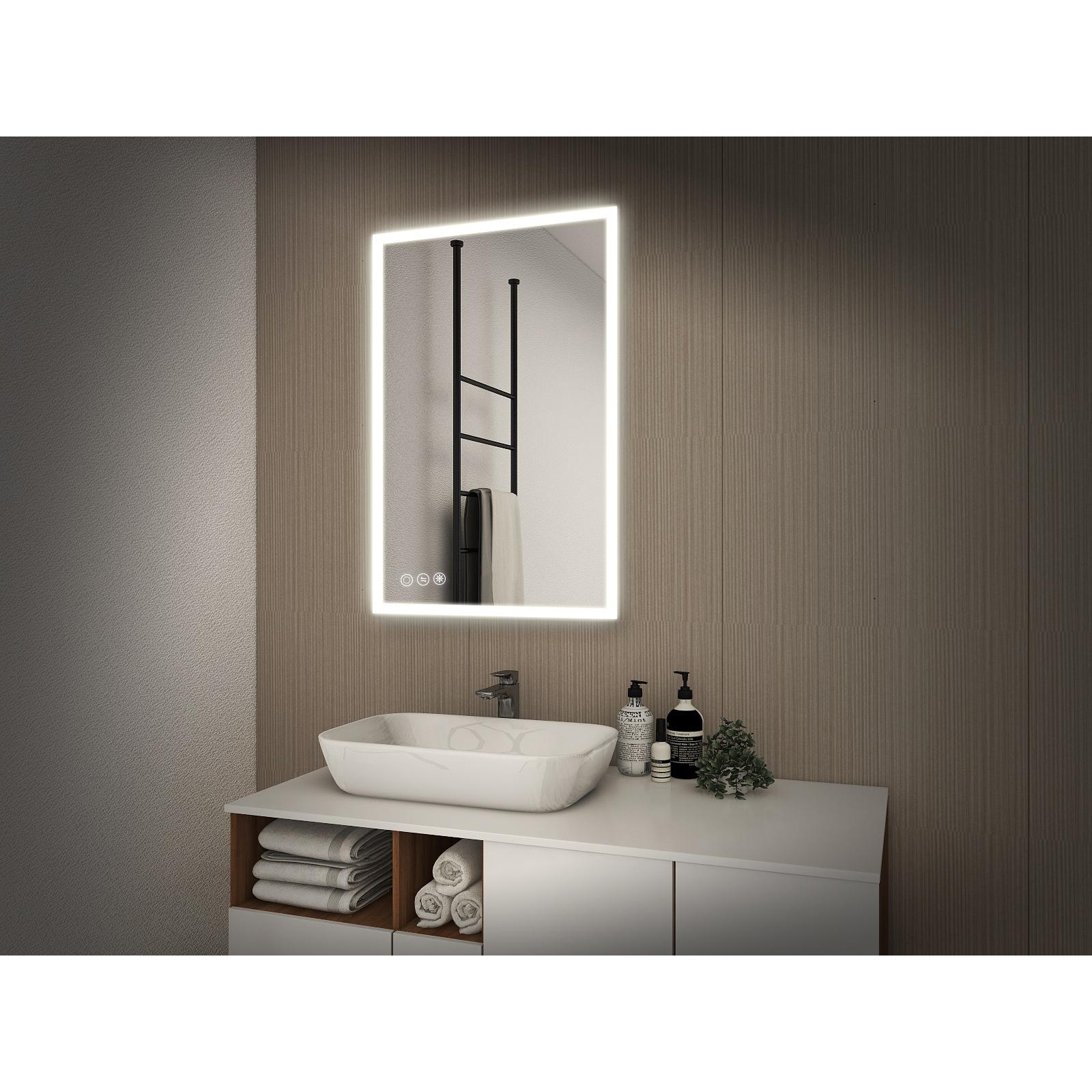 Bayfeve BFKF-2436C4-MIR Framed-Bath-Mirrors - View #4