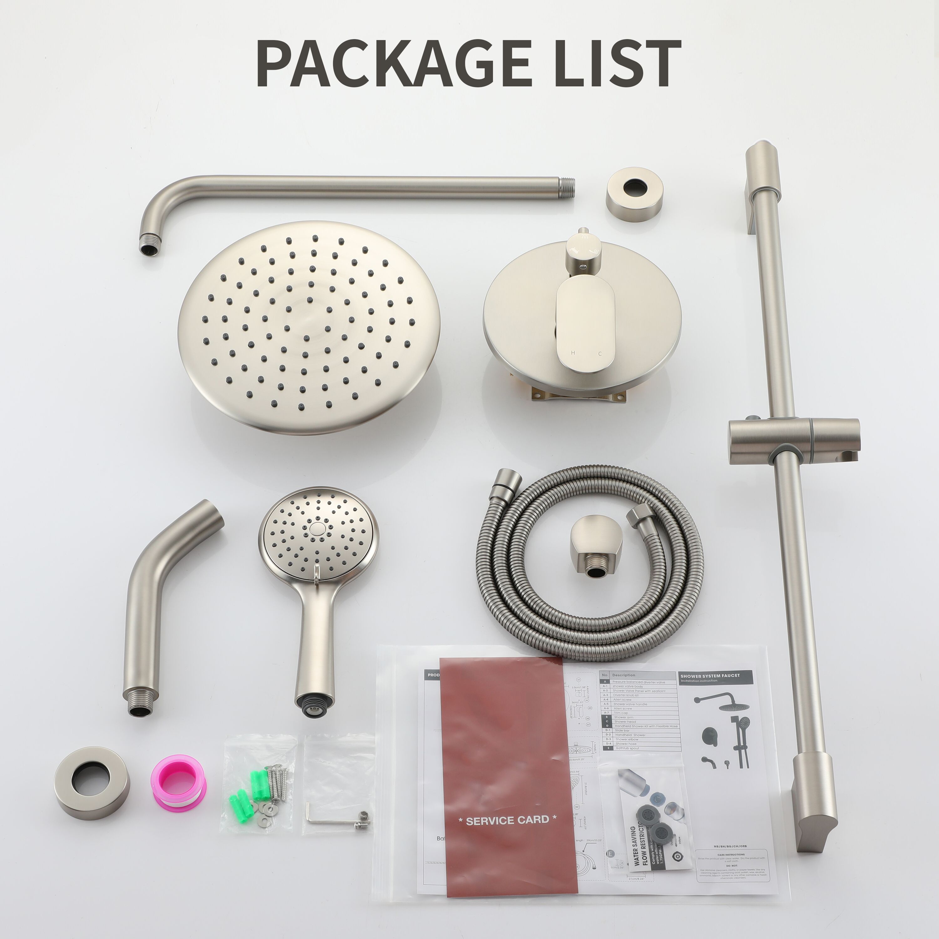CASAINC WE-SS27MB Showerhead-Bar-Panels - View #12