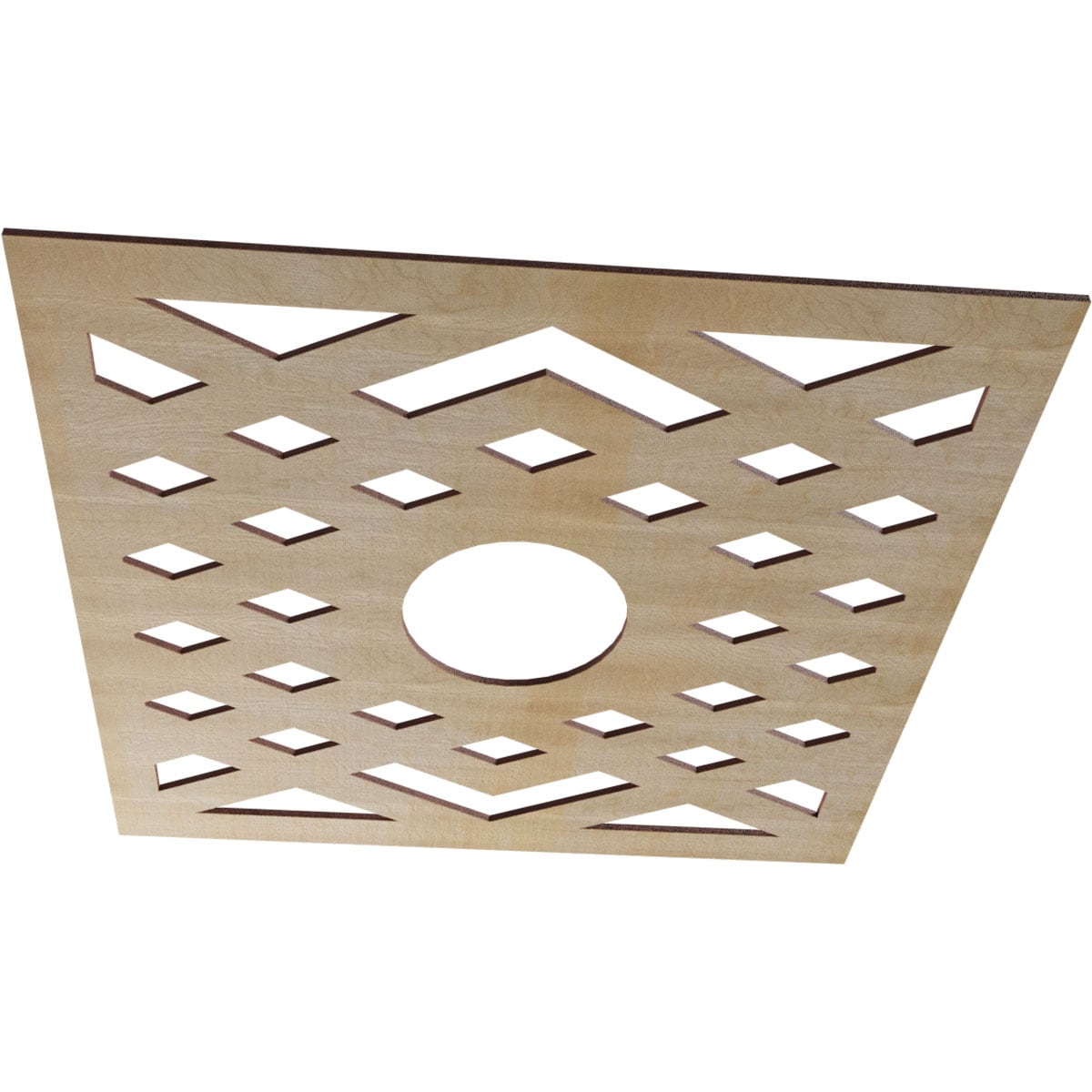 Ekena Millwork CMWP24X24X0375CHHI Ceiling-Medallions - View #2