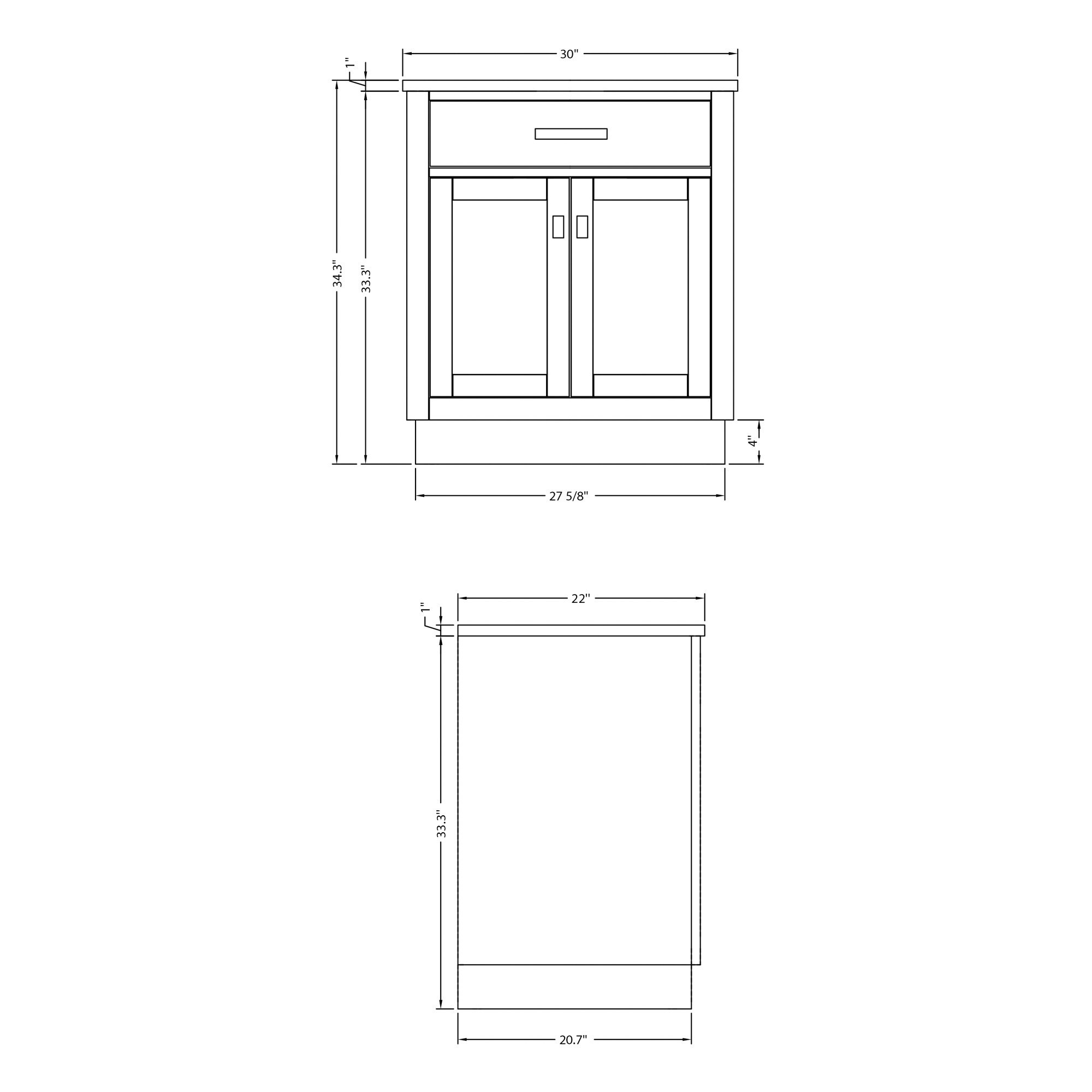Water Creation HA30CW03PW-R24000000 Bath-Vanity-Combo - View #10