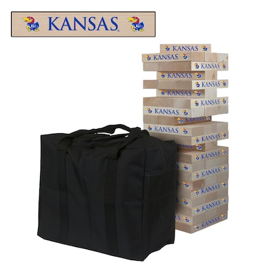 Believer Pew Conquer Victory Tailgate Kansas Jayhawks Outdoor Stacking Game in the Party Games  department at Lowes.com