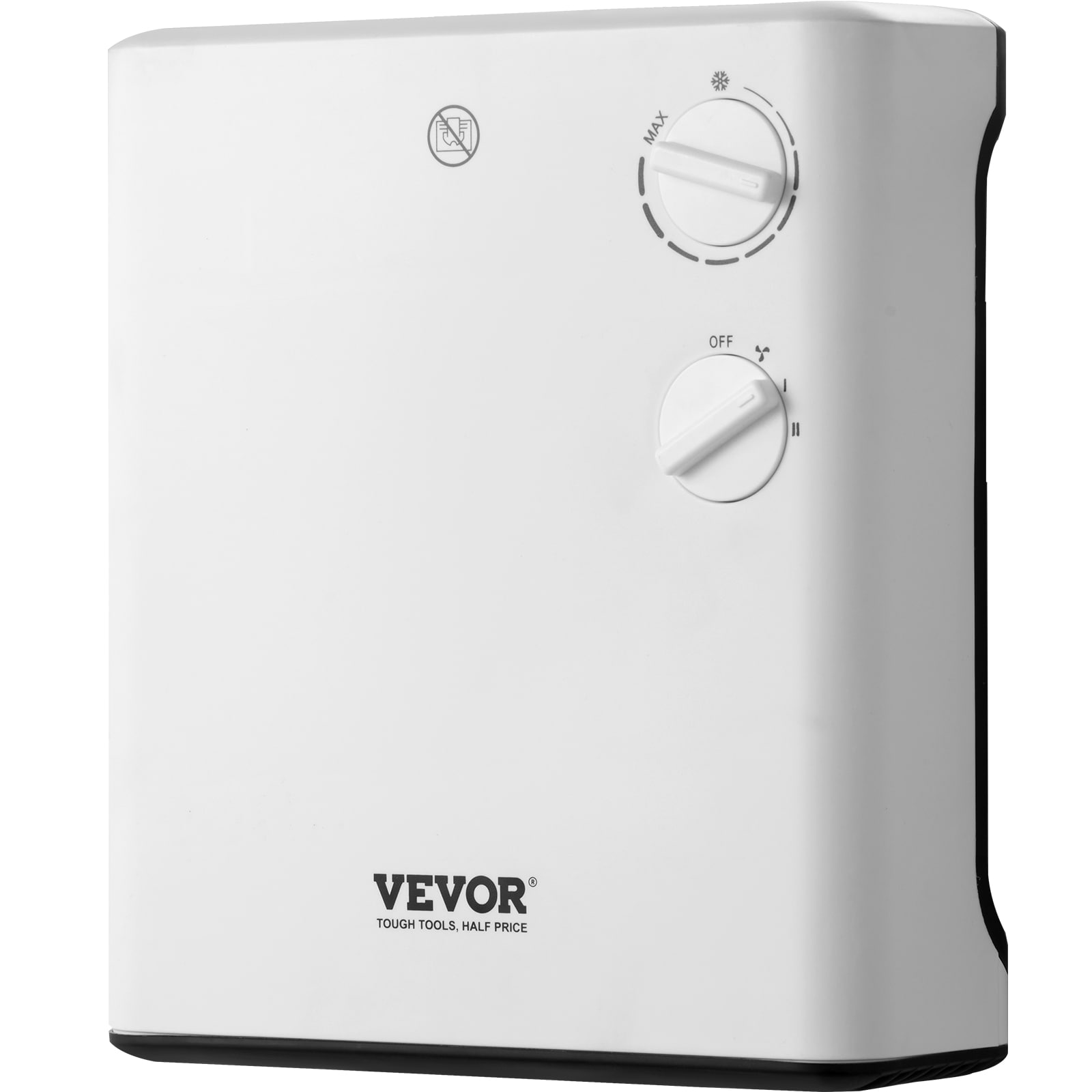 VEVOR Small Space Heaters with Knob Adjustment-CFM Heat/Moisture ...