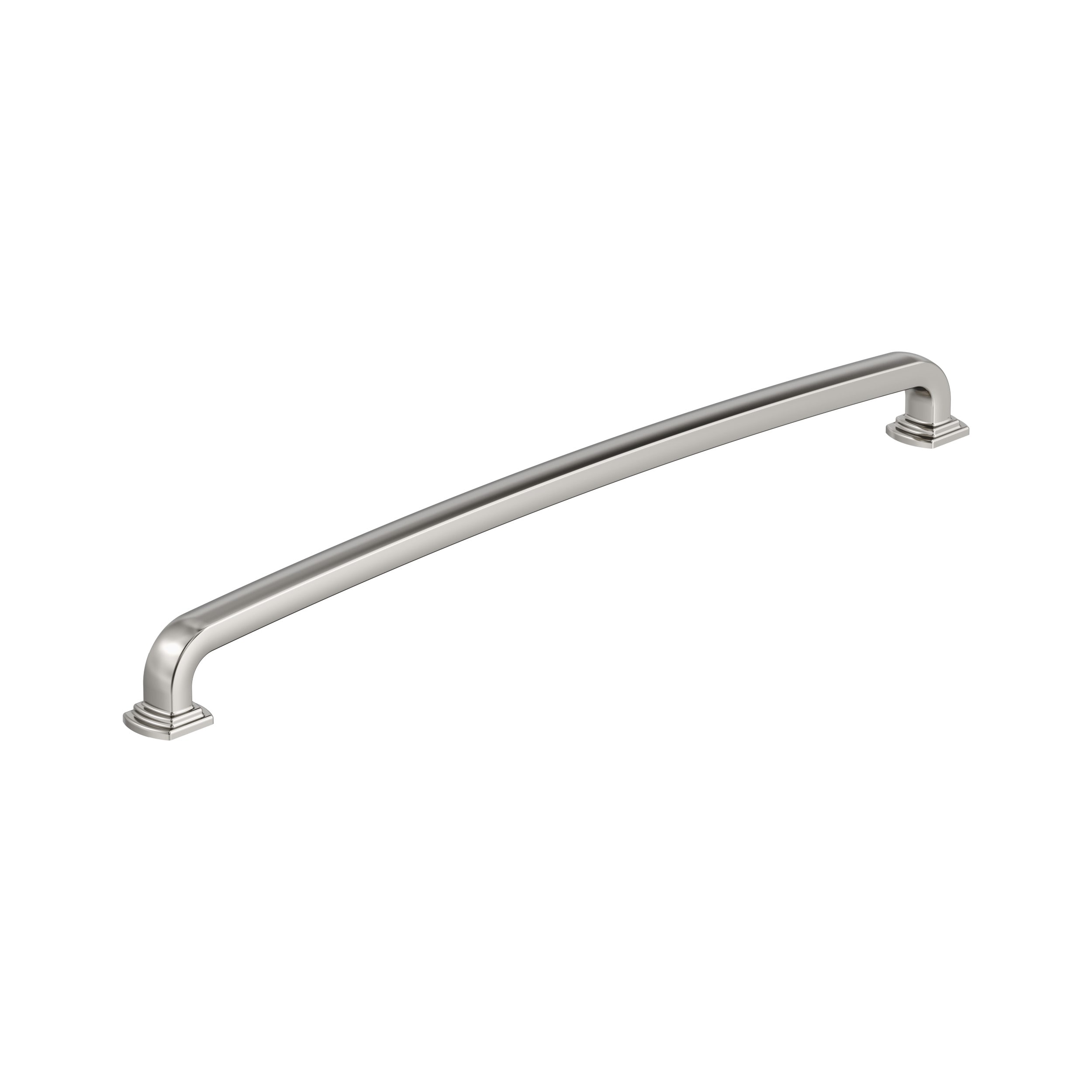 Amerock BP55524PN Surpass 12-5/8-in , 320mm Center to Center Polished Nickel Arch Handle