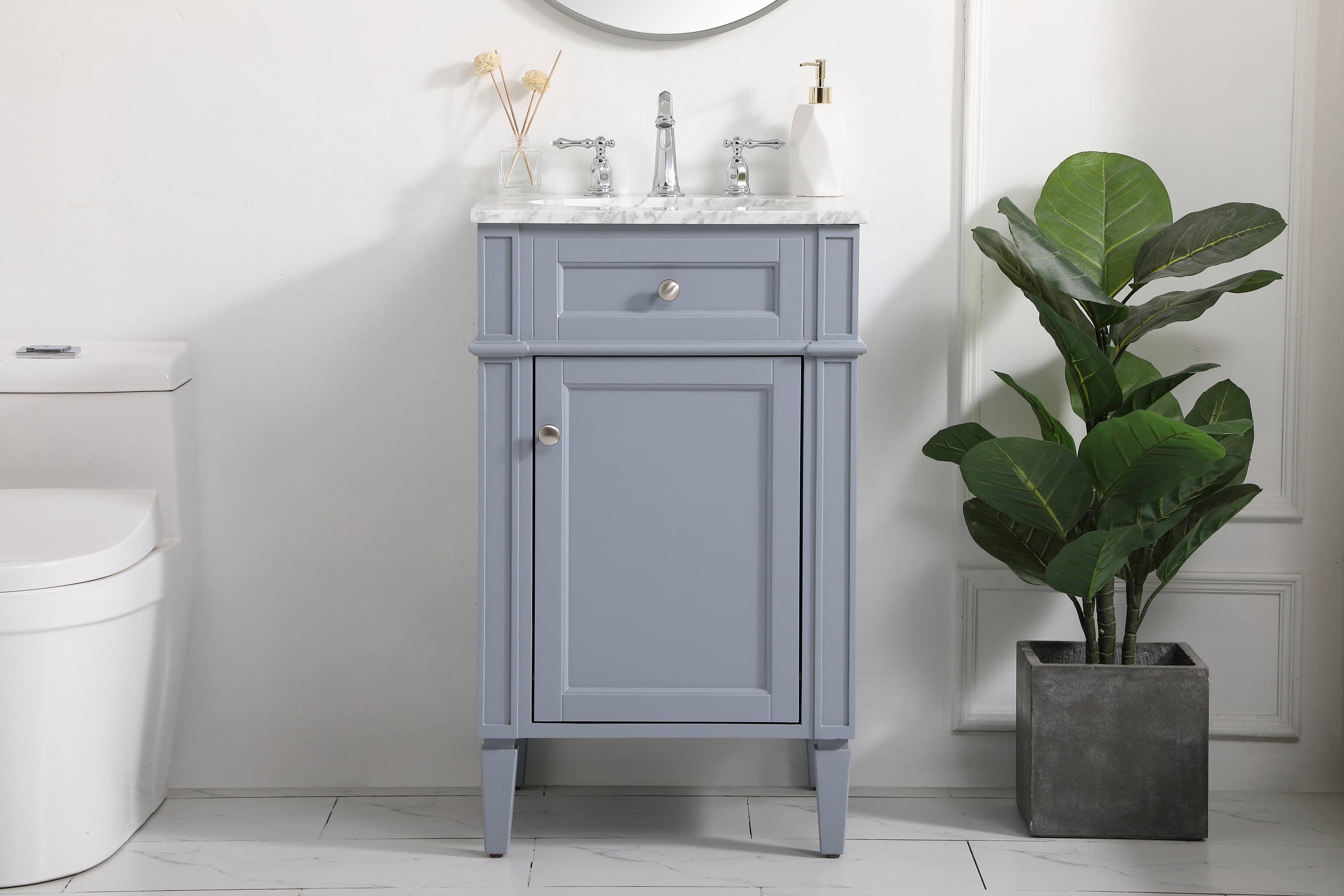 Elegant Decor HF37563GR Bath-Vanity-Combo - View #2