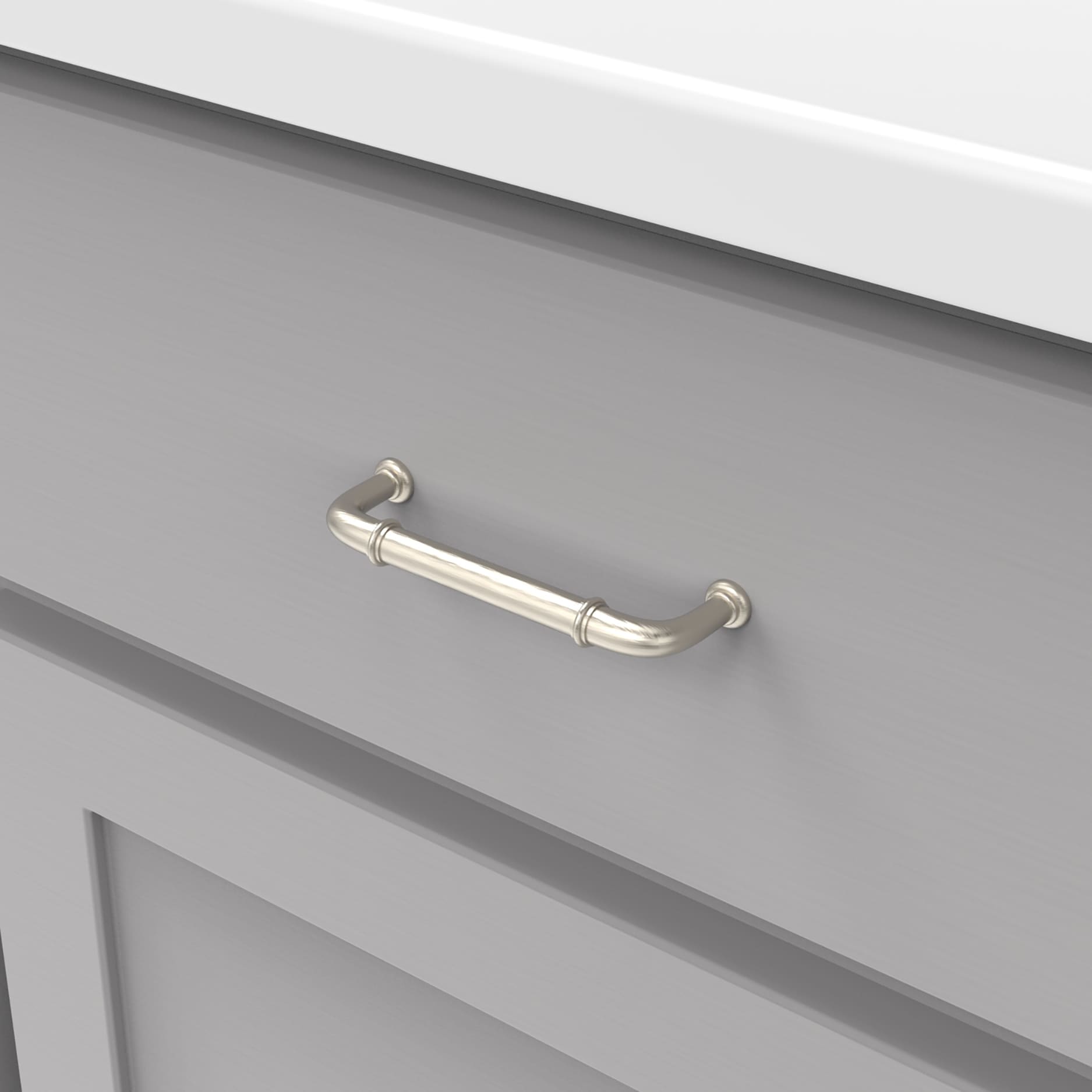 Hickory Hardware P3381-SN-10B Cabinet-Pulls - View #3