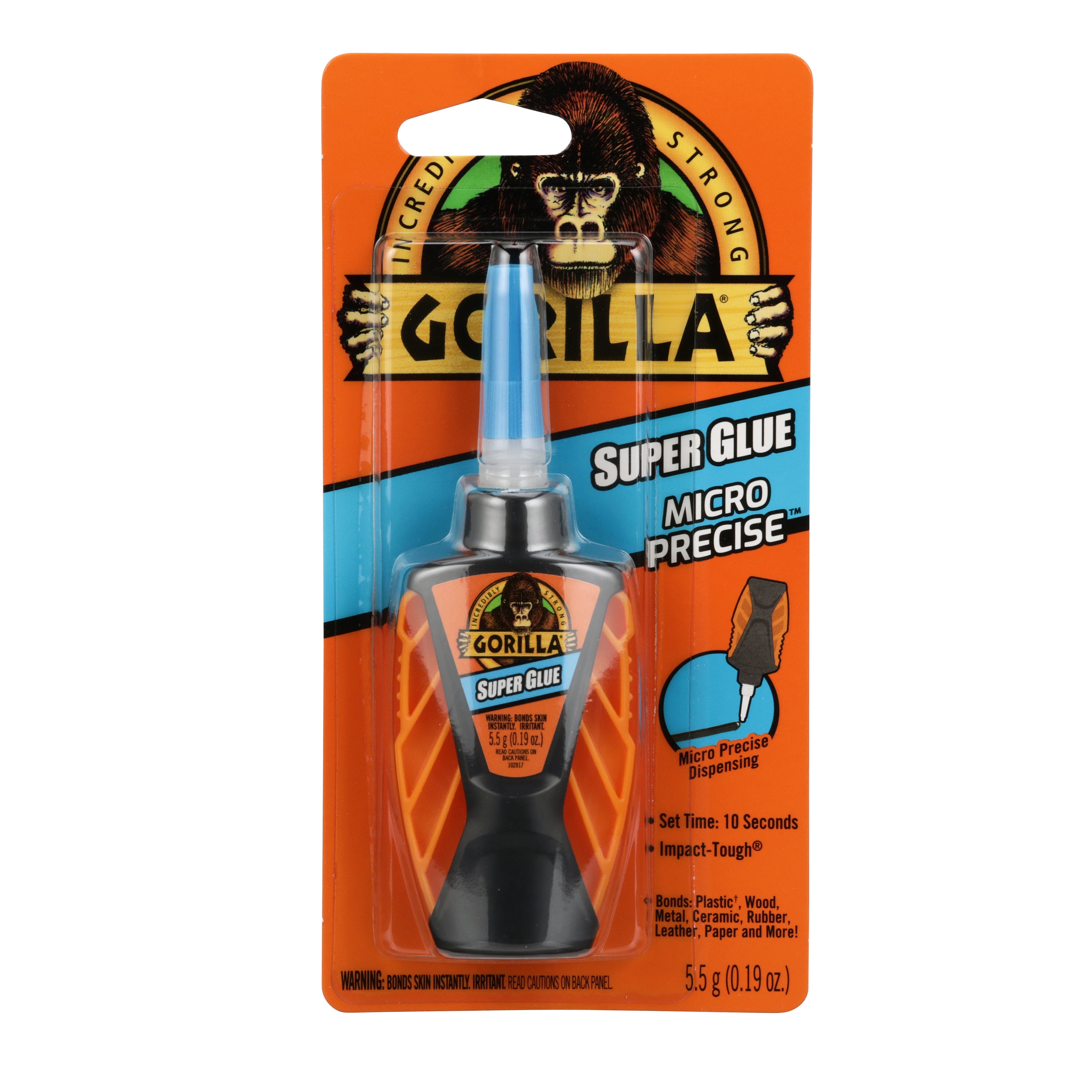 Gorilla Super Glue 2x3 g- Colle instantanée ultra forte