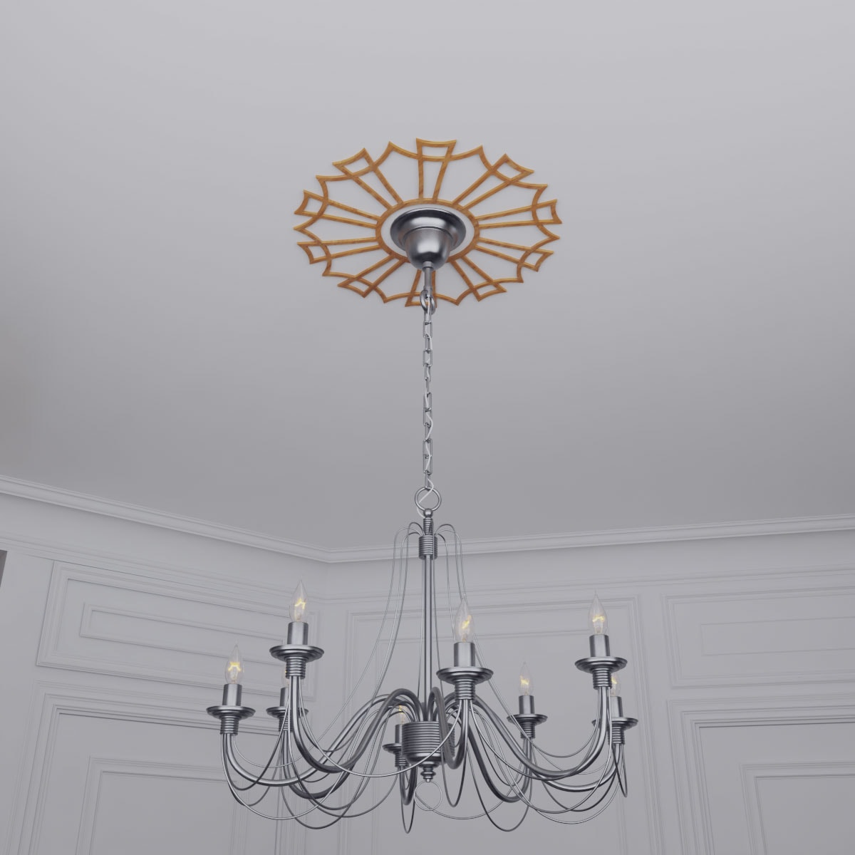 Ekena Millwork CMWP22X22X0250AUCH Ceiling-Medallions - View #16