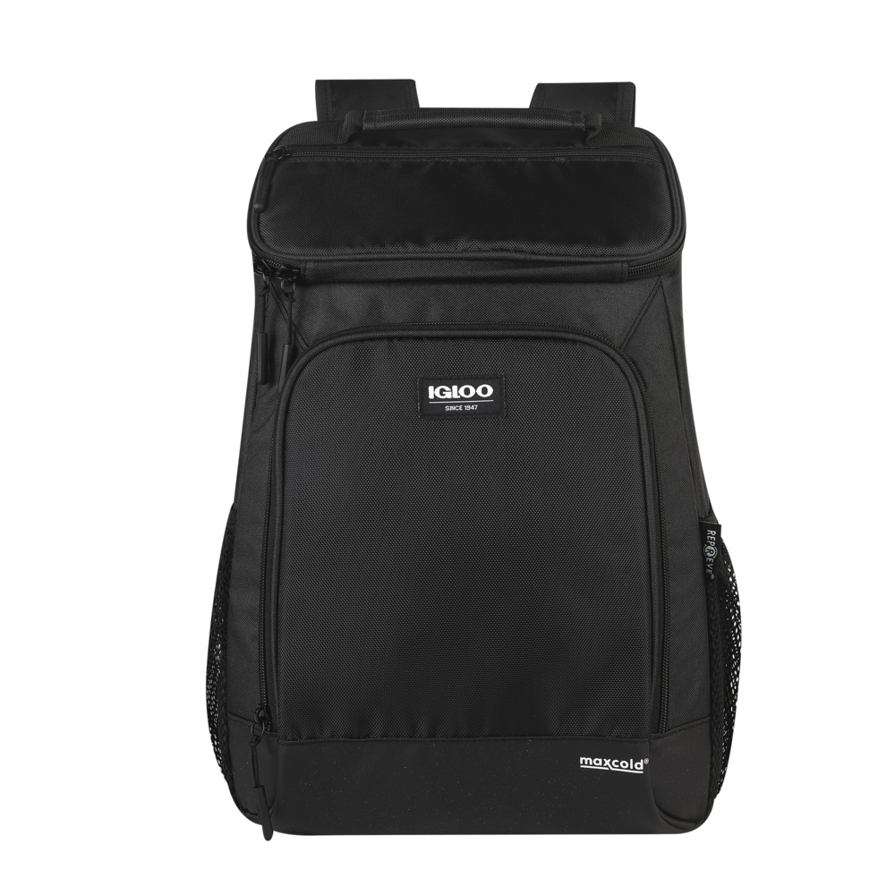 MIER Small Insulated Backpack Cooler Lunch Backpack, Black