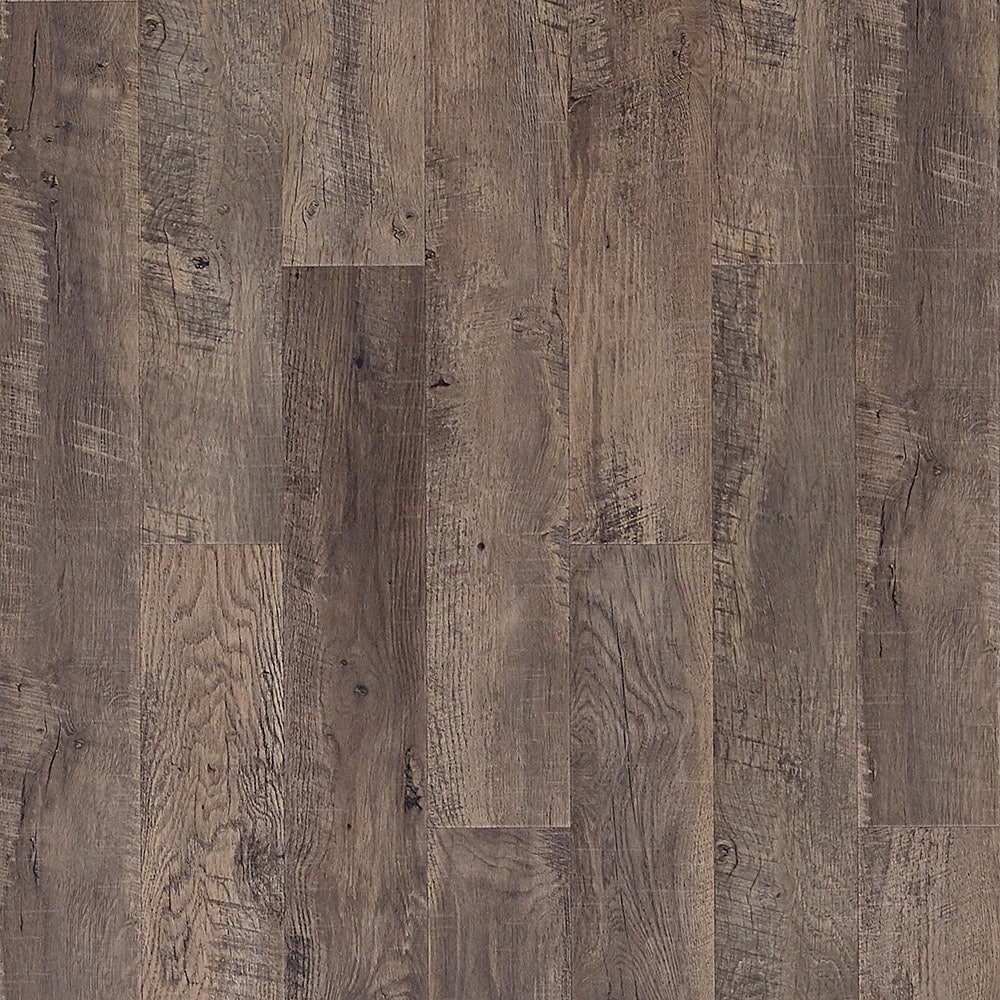 (Sample) Portfolio + WetProtect SAMPLE Huntington Oak Waterproof Wood Plank Laminate Flooring in Gray | - Pergo LWCSS358