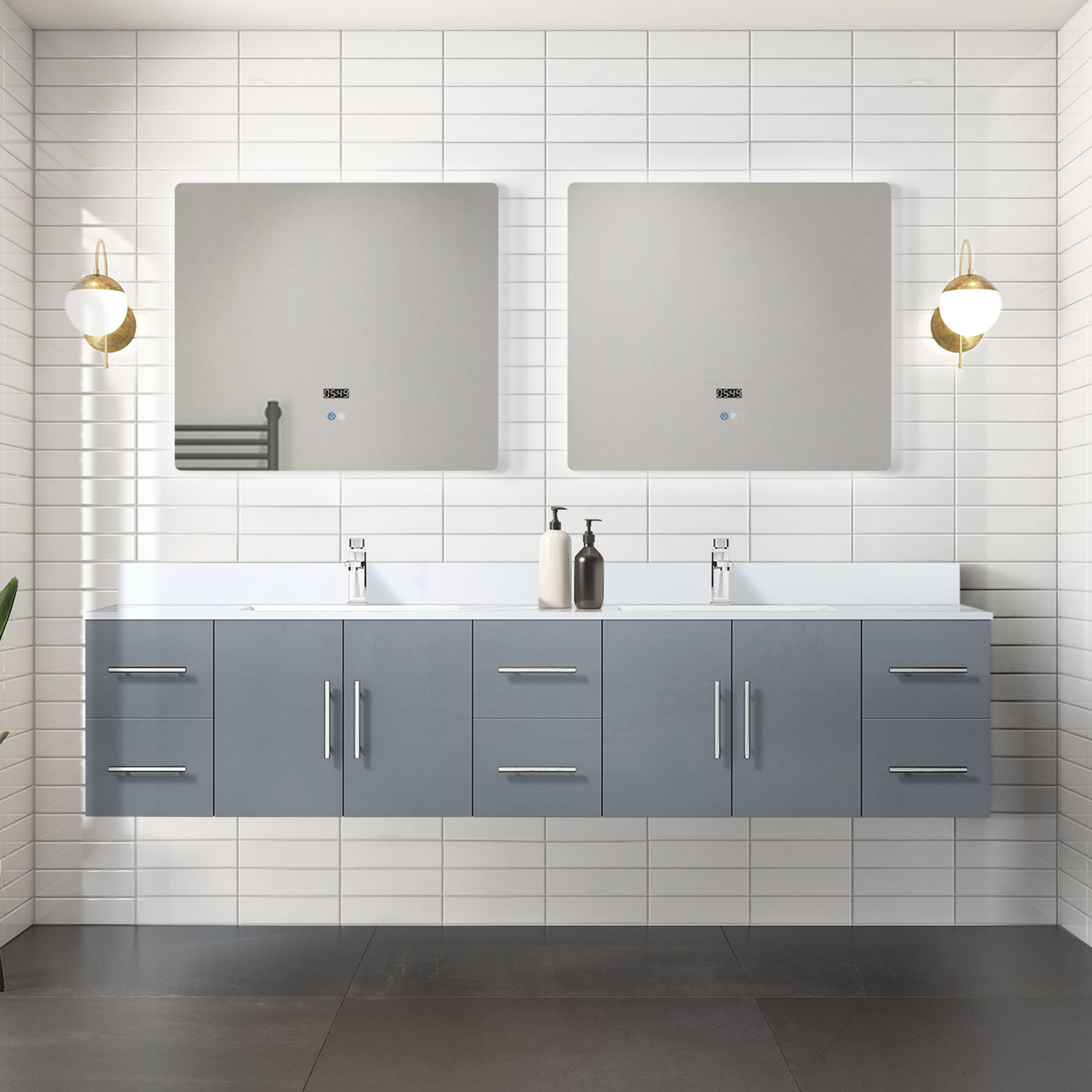 Lexora LVG84DB210 Bath-Vanity-Combo - View #9