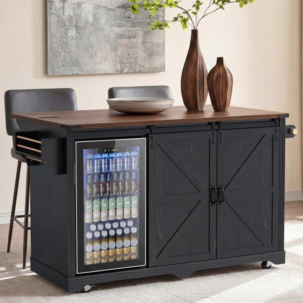 Coolbibila HIO-ISLAND-BLACK Kitchen-Furniture - View #2