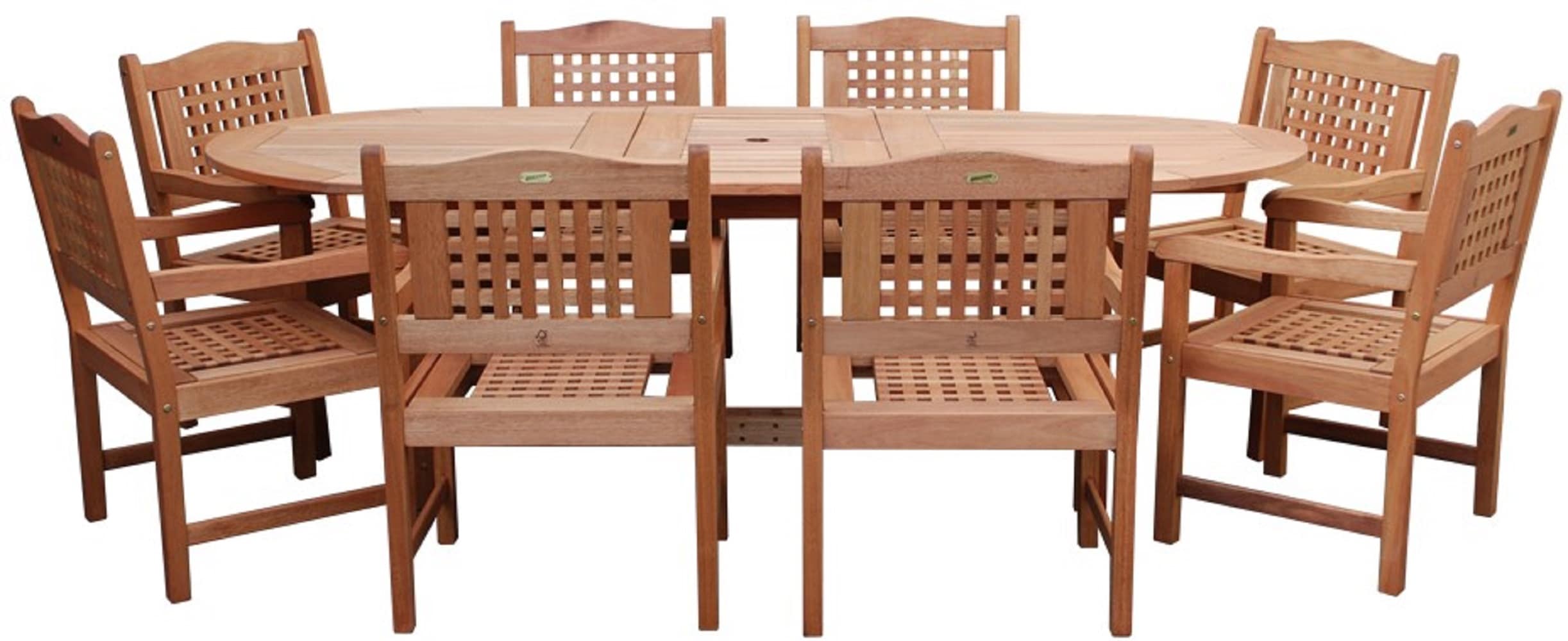 Milano 8 best sale piece patio set