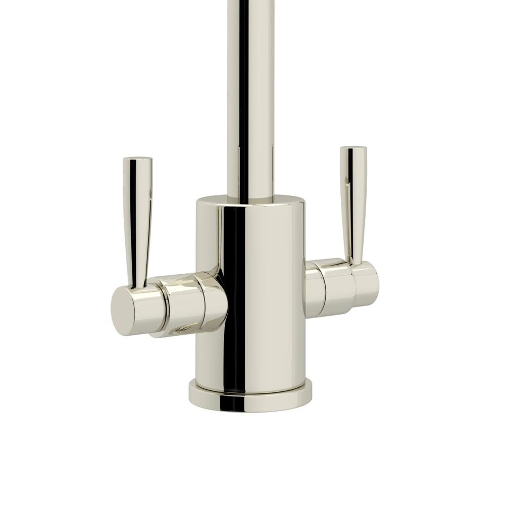 Rohl Perrin and Rowe Polished Nickel Double Handle Higharc Kitchen