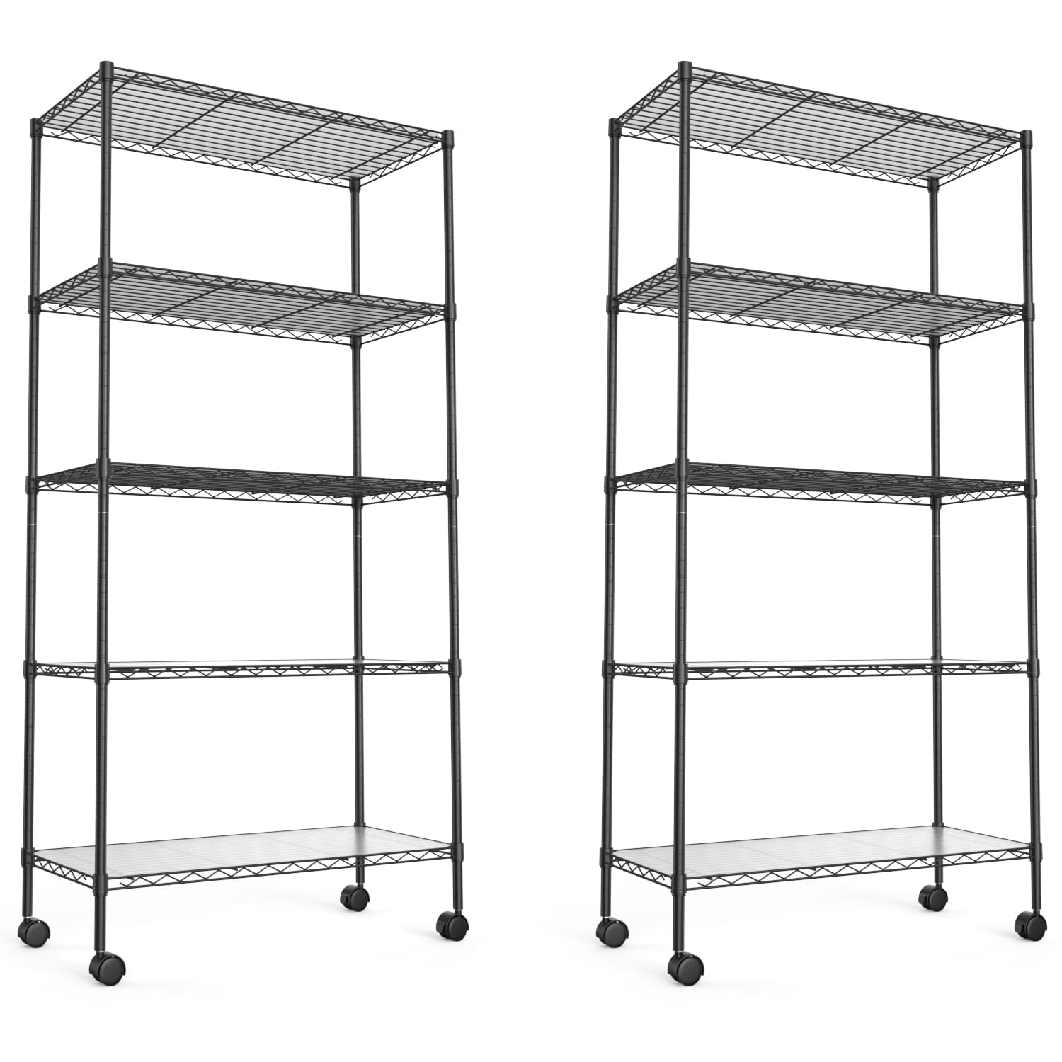 ToolCat NGG30-50-DSG 5 -Tier Heavy Duty White Iron Utility shelving unit ( 30-in W x 14-in D x 60-in H )