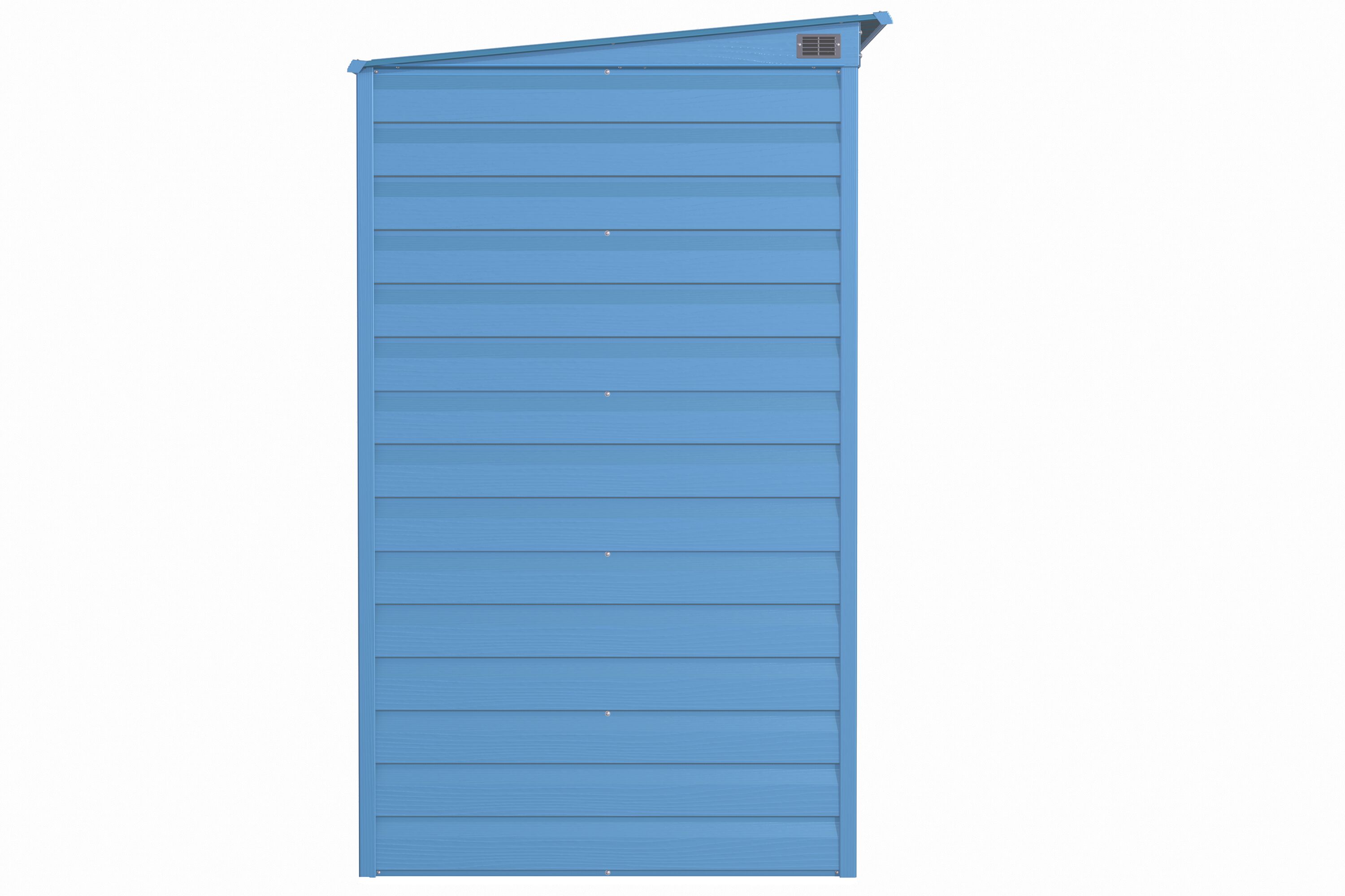 10 ft. x 4 ft. Blue Grey Steel Storage Shed Kit