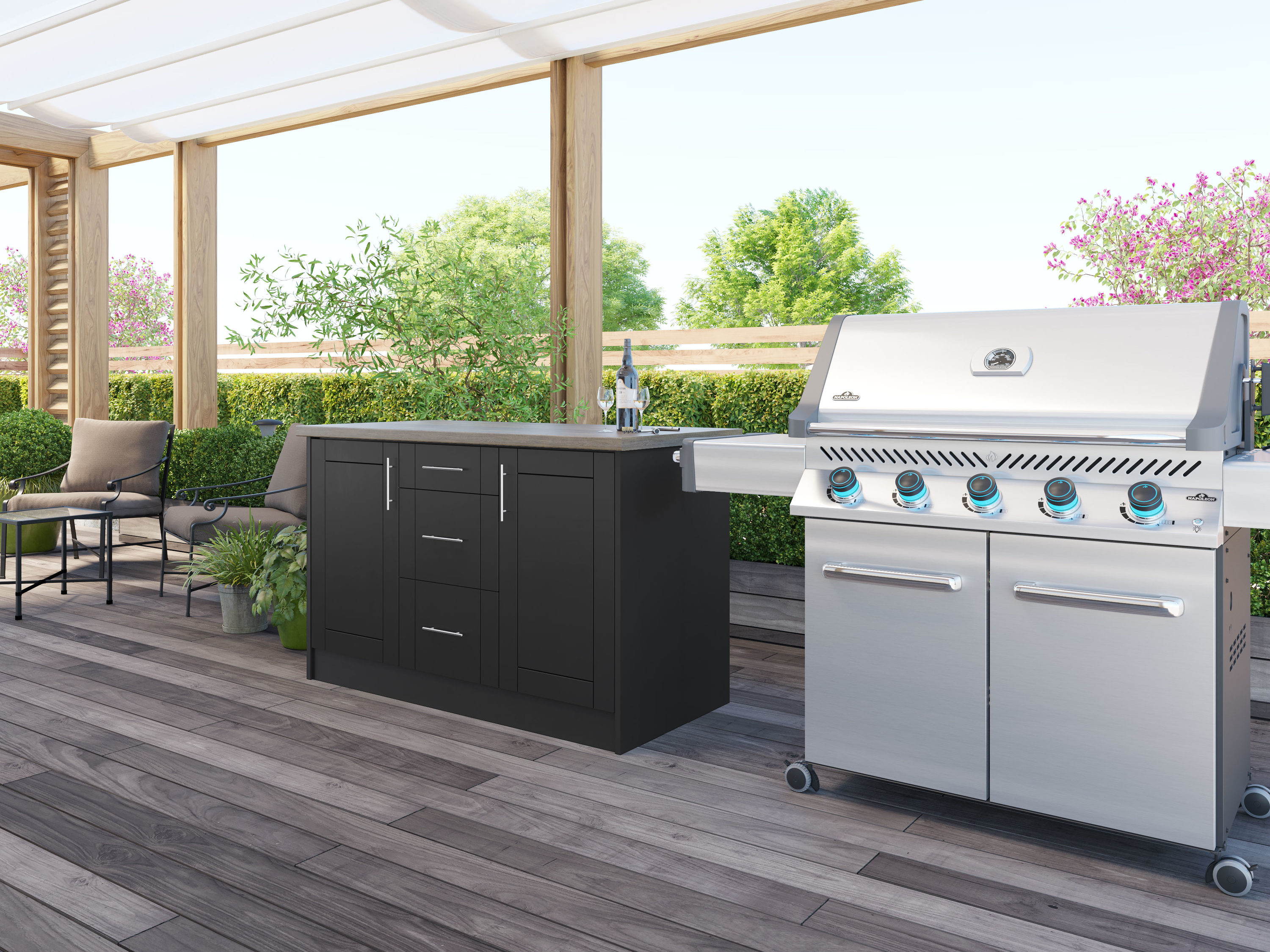 WeatherStrong WSE54WC-SPB Modular-Outdoor-Kitchens - View #2