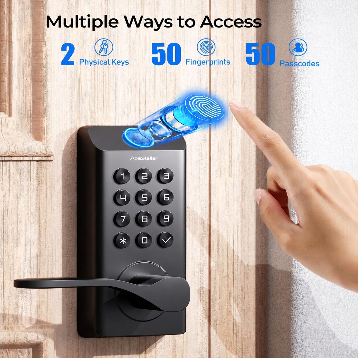 Oyezvary LOZ0718O050 Electronic-Door-Locks - View #3