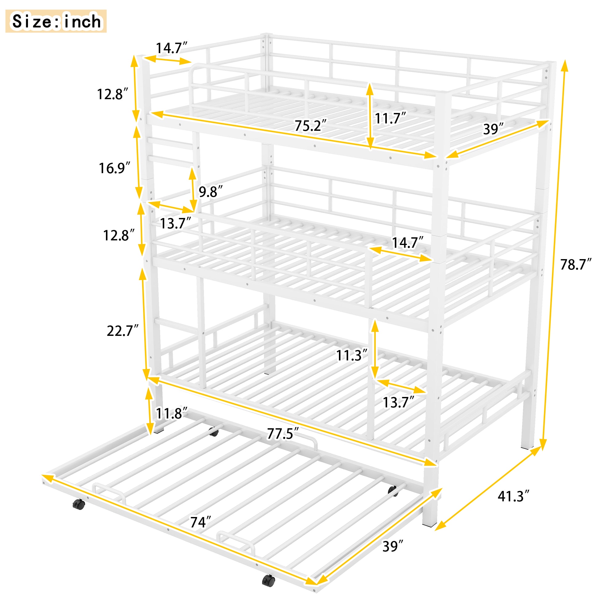 ModernLuxe GX000647AAK Bunk-Beds - View #4