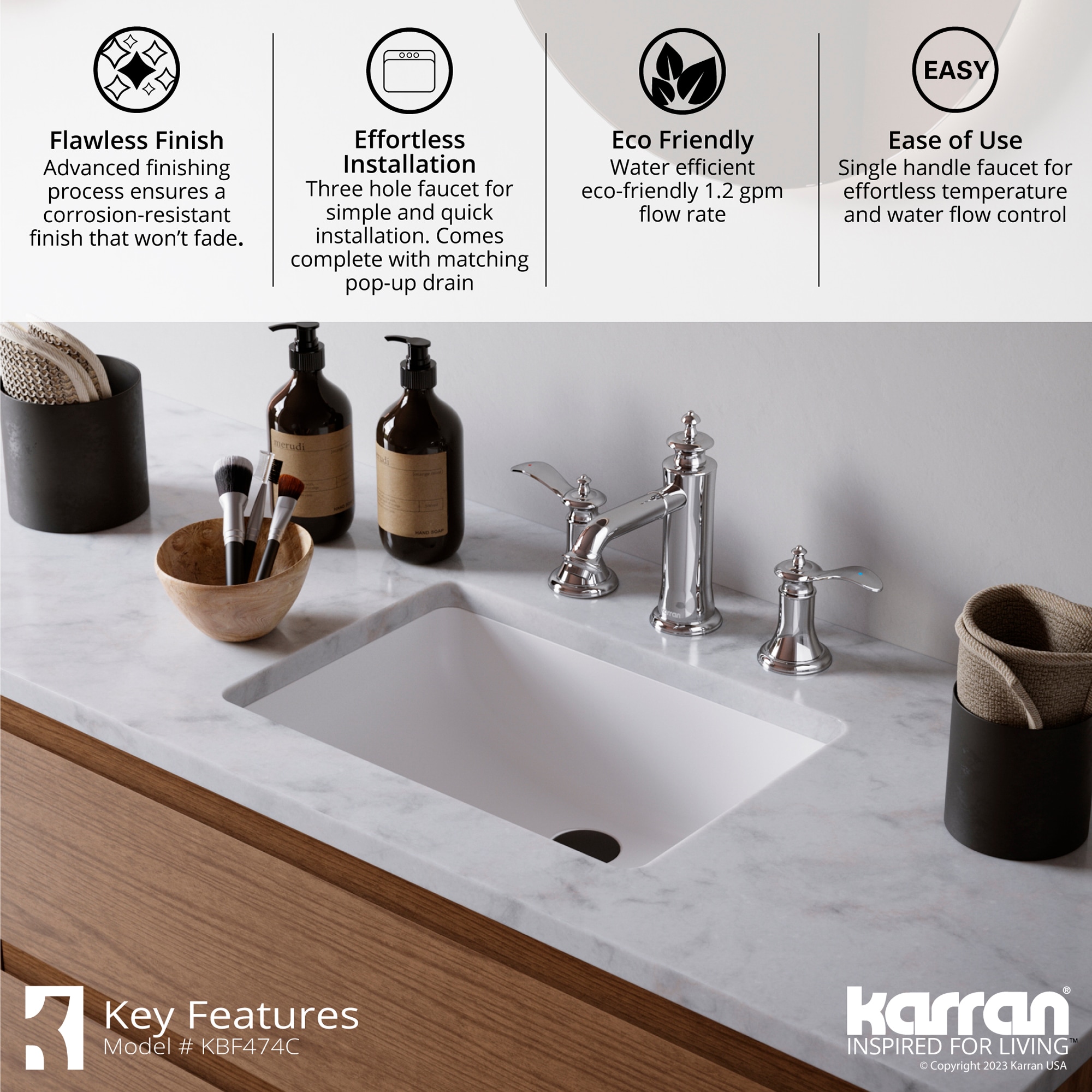 Karran KBF474C Lavatory-Faucets - View #6