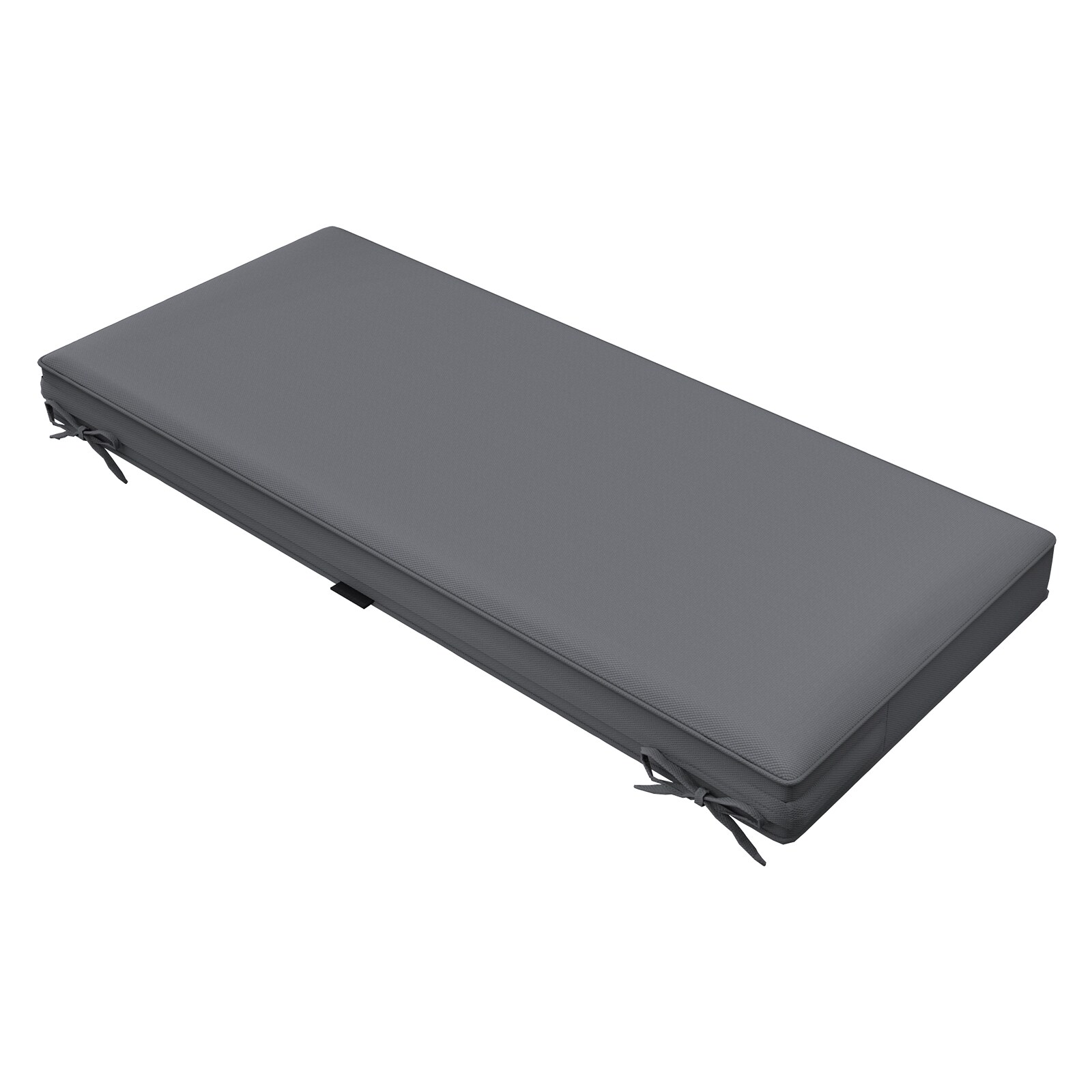 AAAAAcessories AOC-B-P-RED-59 59-in x 18-in Dark Gray Patio Bench Cushion