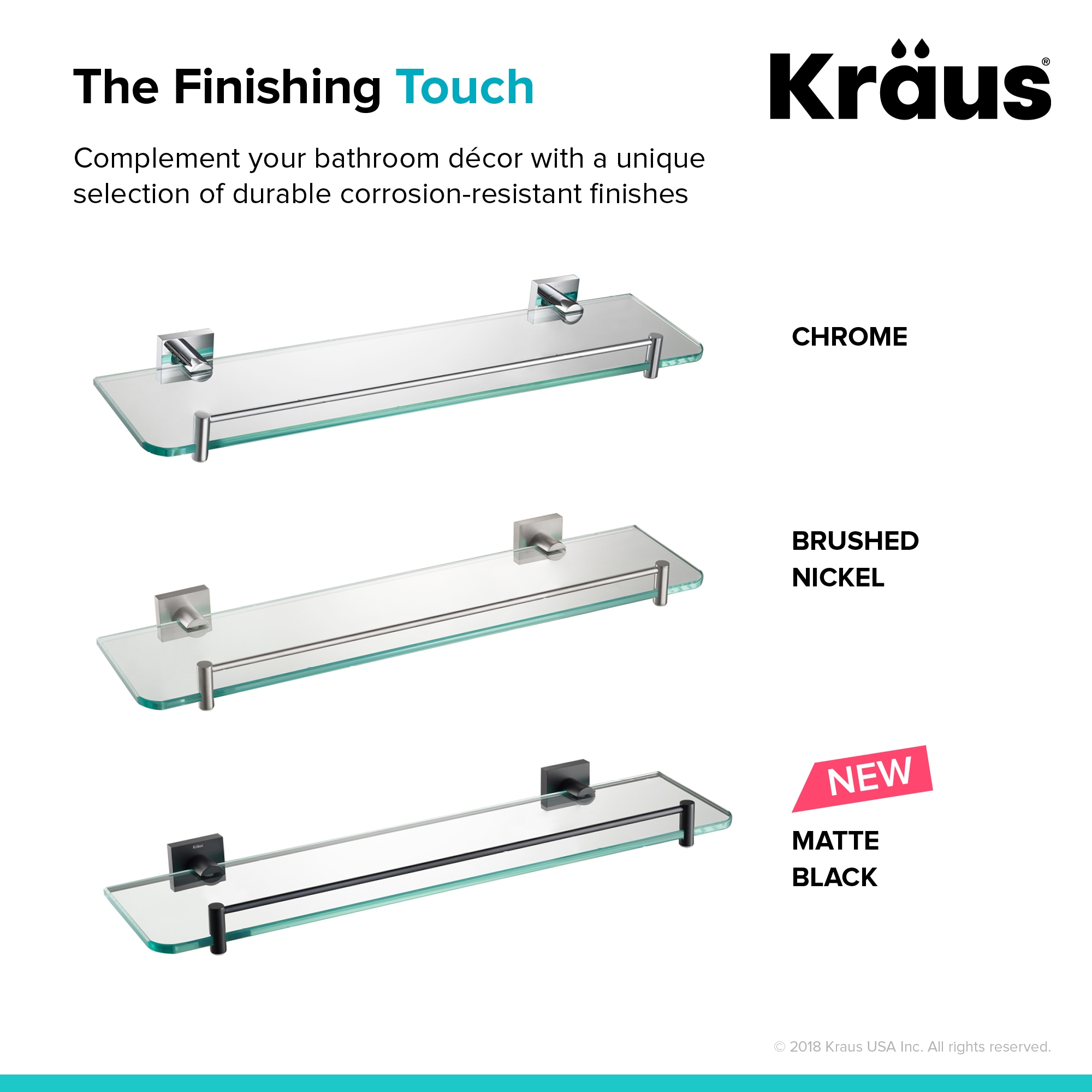 Kraus KEA-17745MB Bathroom-Shelves - View #6