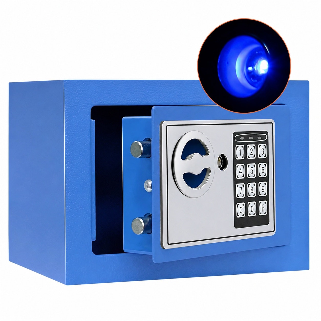 LAIFUCAM Electronic Digital Safe Box with Sensor Light Steel Construction Hidden Lock Wall or Cabinet Anchoring Design for Home Office Hotel #LLA0803A361