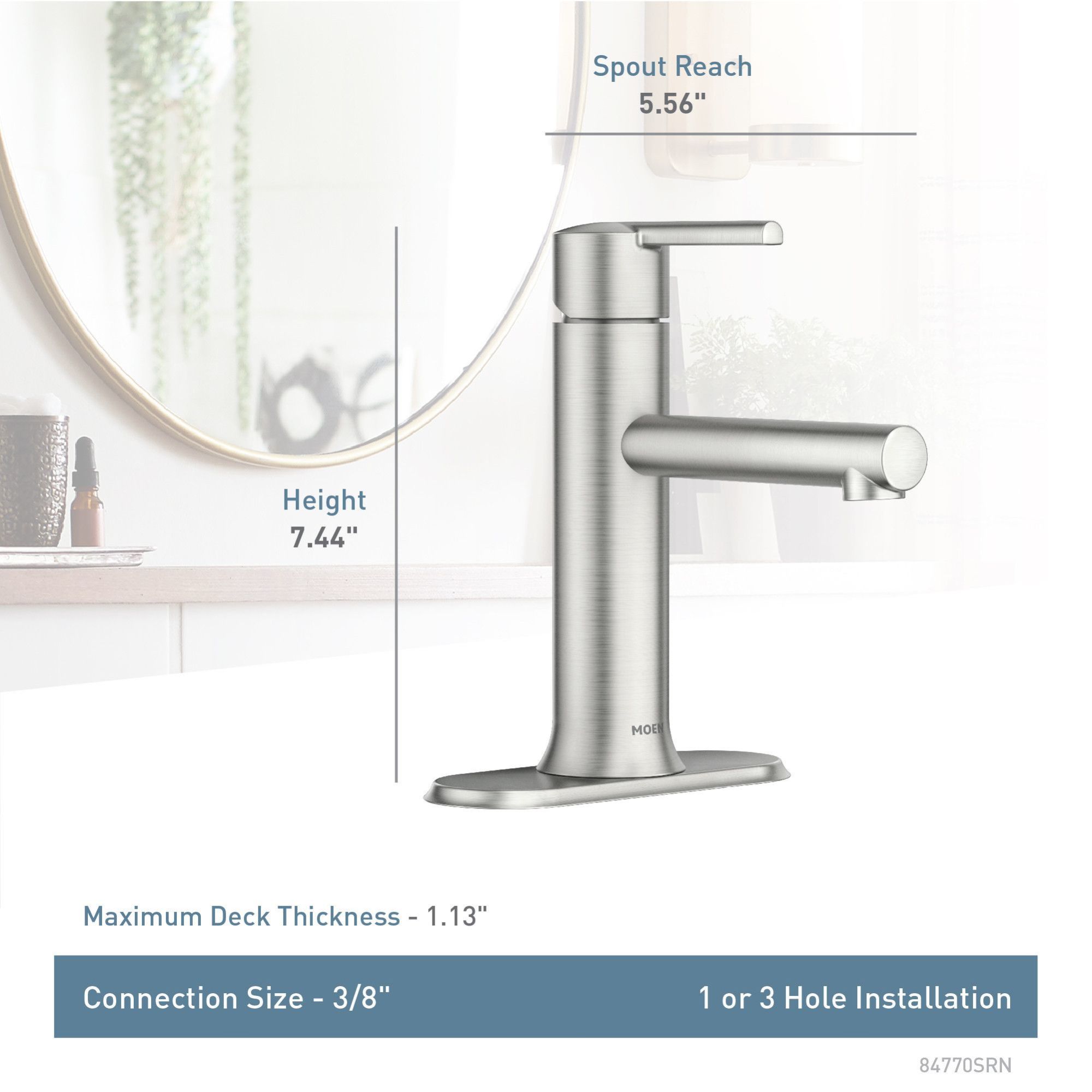 Moen 84770SRN Lavatory-Faucets - View #9