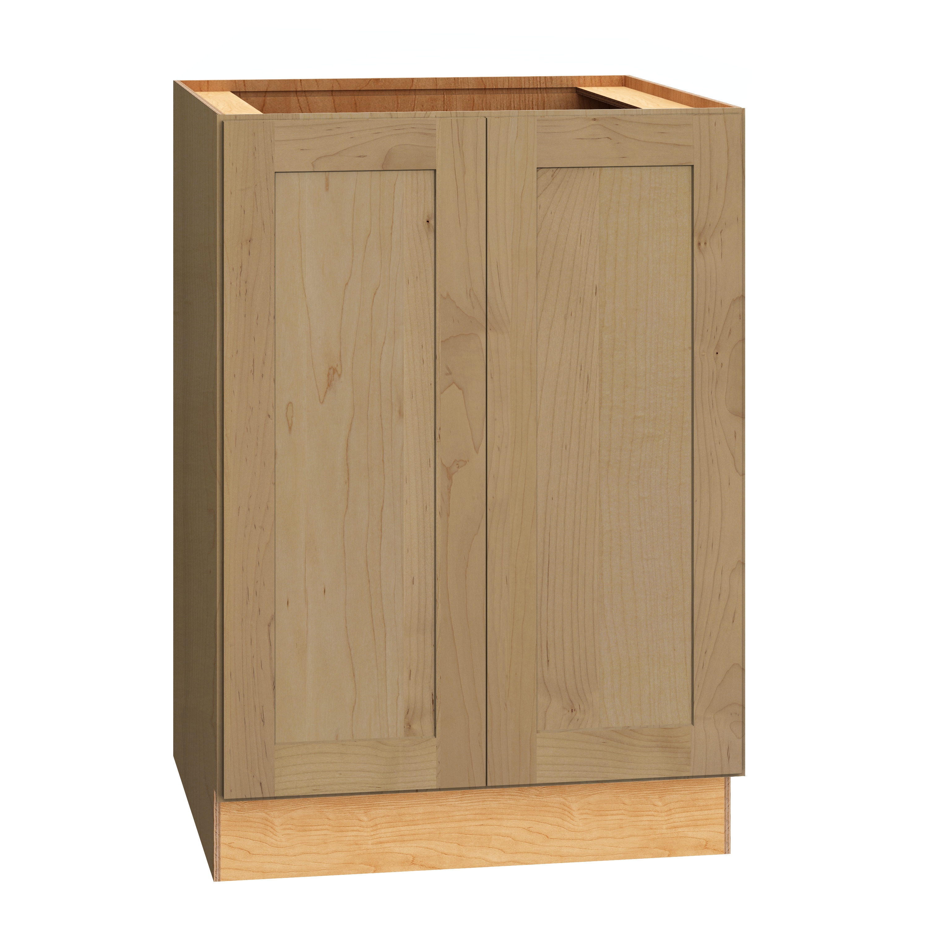 Diamond Express 331 B24FH Jamestown 24-in W x 34.5-in H x 24-in D Coastline Brown Base Fully assembled Plywood Cabinet Recessed Panel Shaker