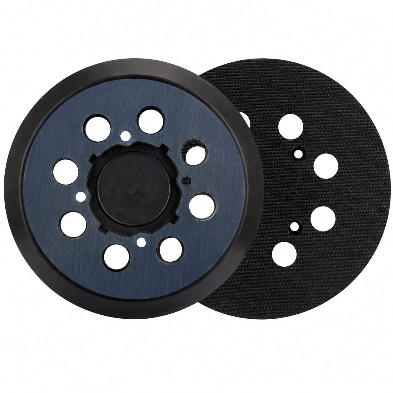 Etokfoks  2 Pack 5 Inch 8 Hole Hook and Loop Orbital Sander Pad Replacement for DWE6420 DWE6421 DWE6423 DCWE210B