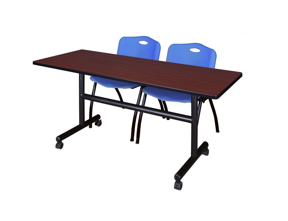 Regency MKFT6030MH47BE Training Brown 4-Person Training Table (60-in W x 29-in H)