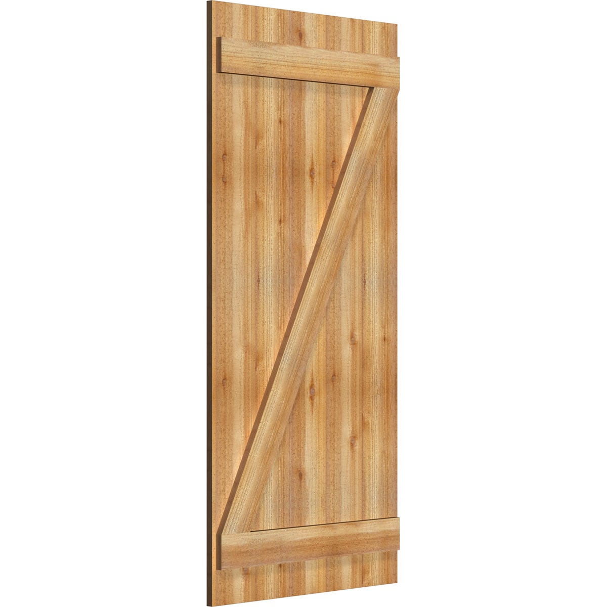 Ekena Millwork RBJ06Z26X058RWR Exterior-Shutters - View #2