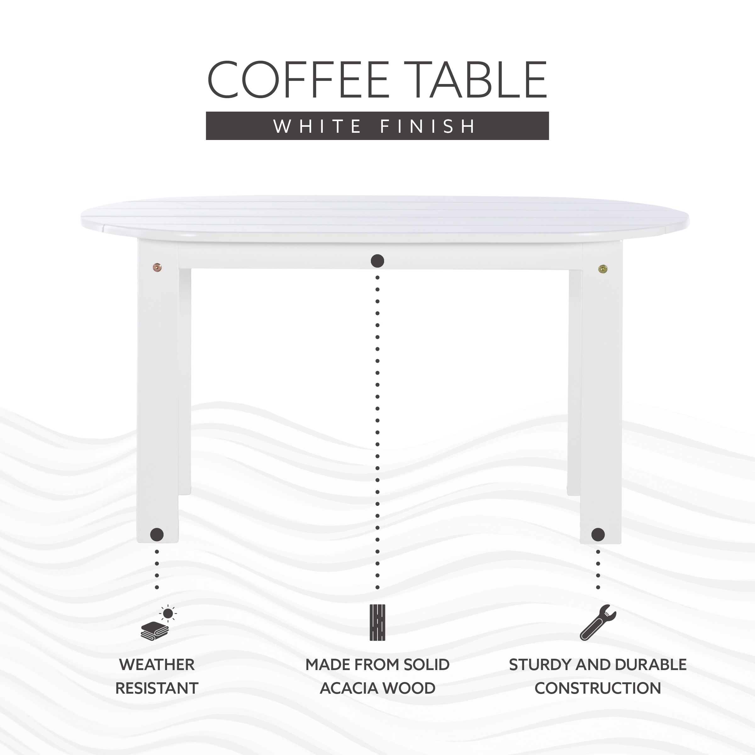 Linon 20154WHT-01-KD-U Coffee-Tables - View #10