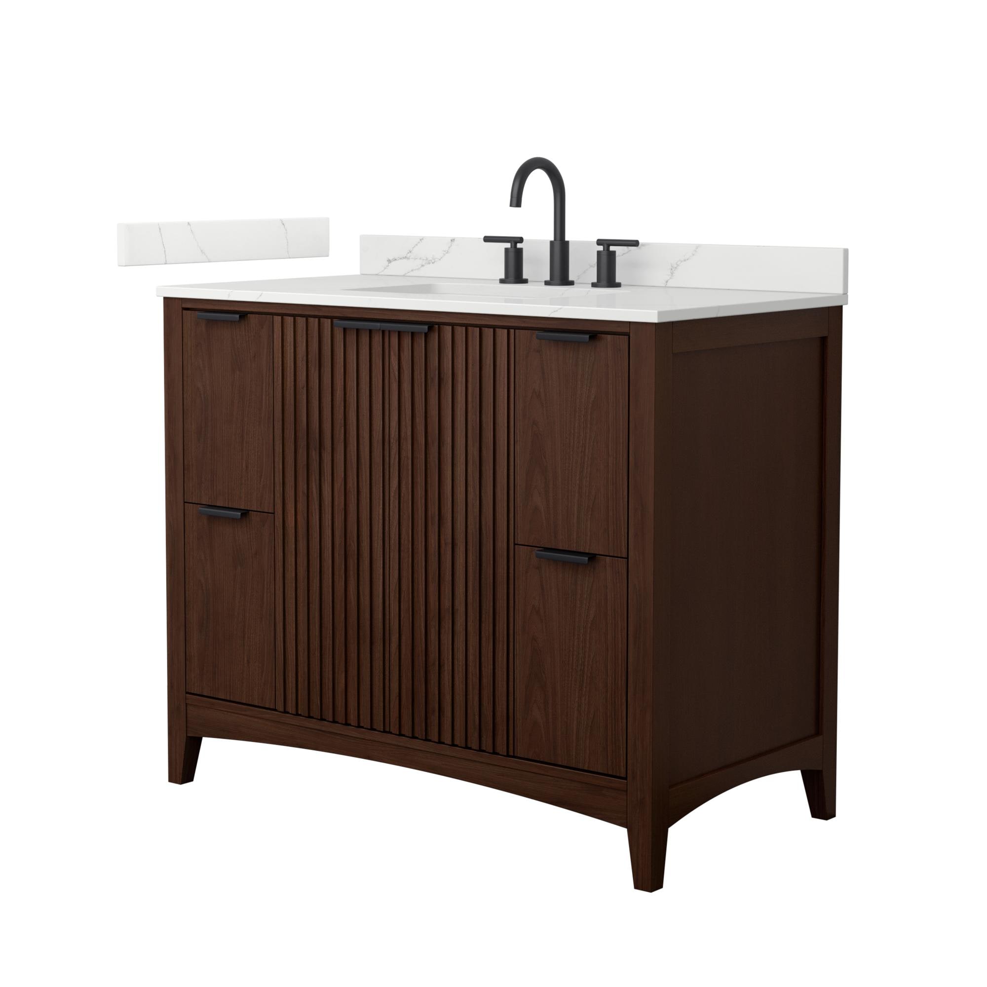 Wyndham Collection WCF919142SDBGTUS3MXX Bath-Vanity-Combo - View #2