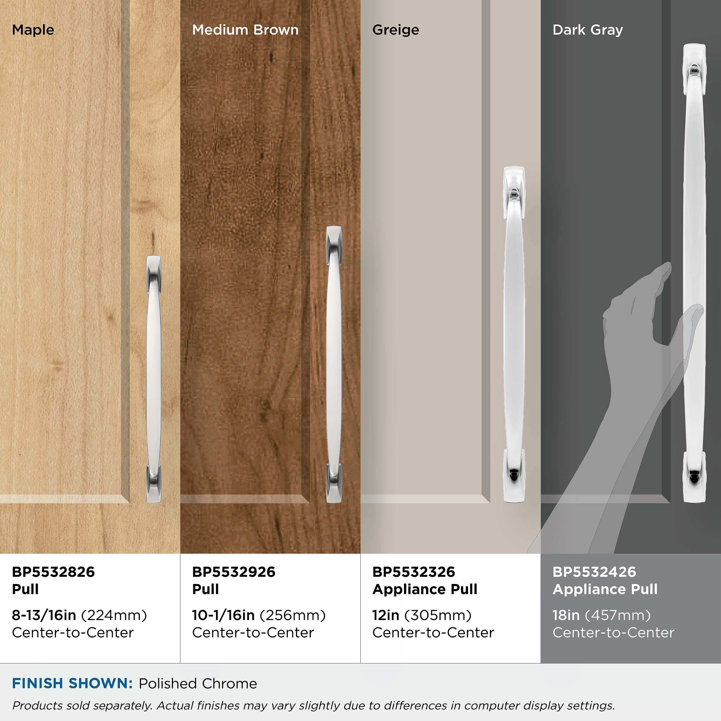 Amerock BP5532426 Cabinet-Pulls - View #8