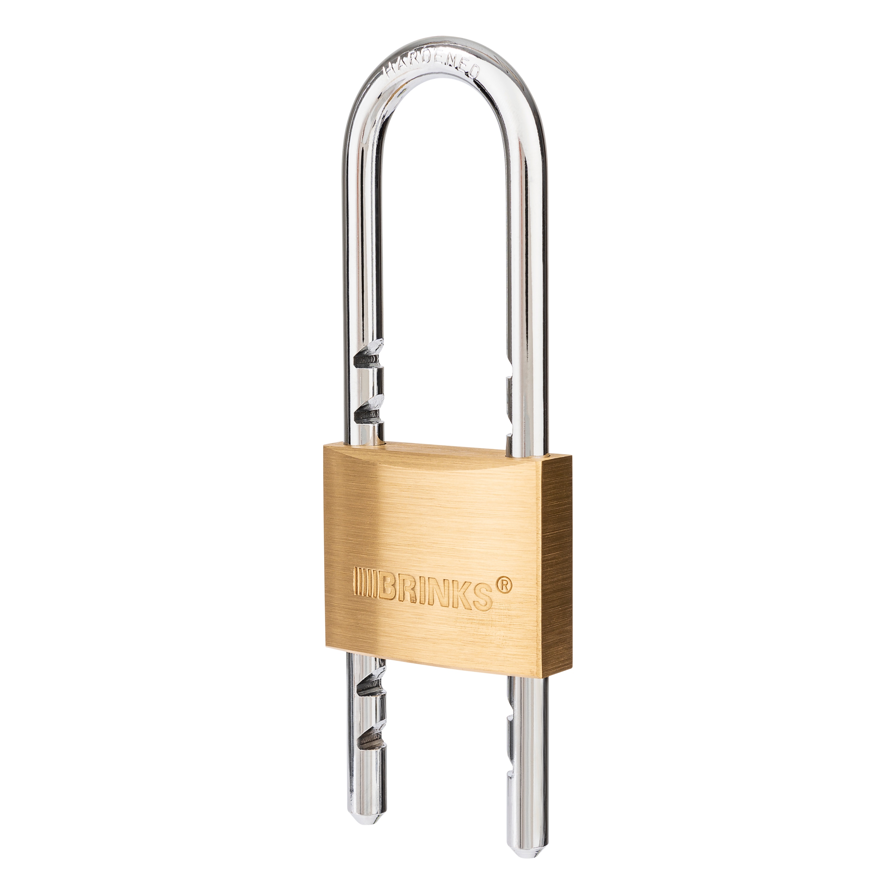 Brinks Commercial Brass Lock and Key Bundle Three Assorted Sized Locks With  Keys