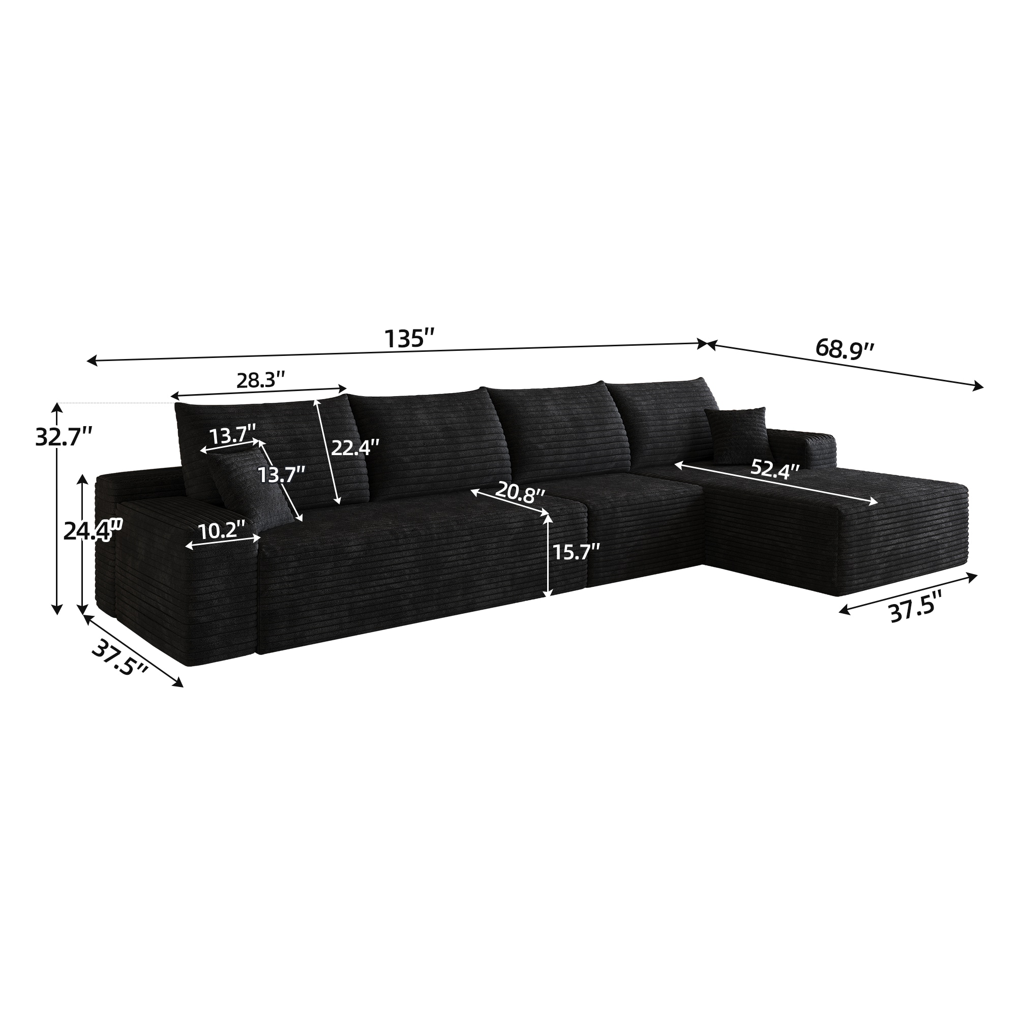 Vynxaria LS0515-W2824S00302 Sofas-Loveseats - View #5