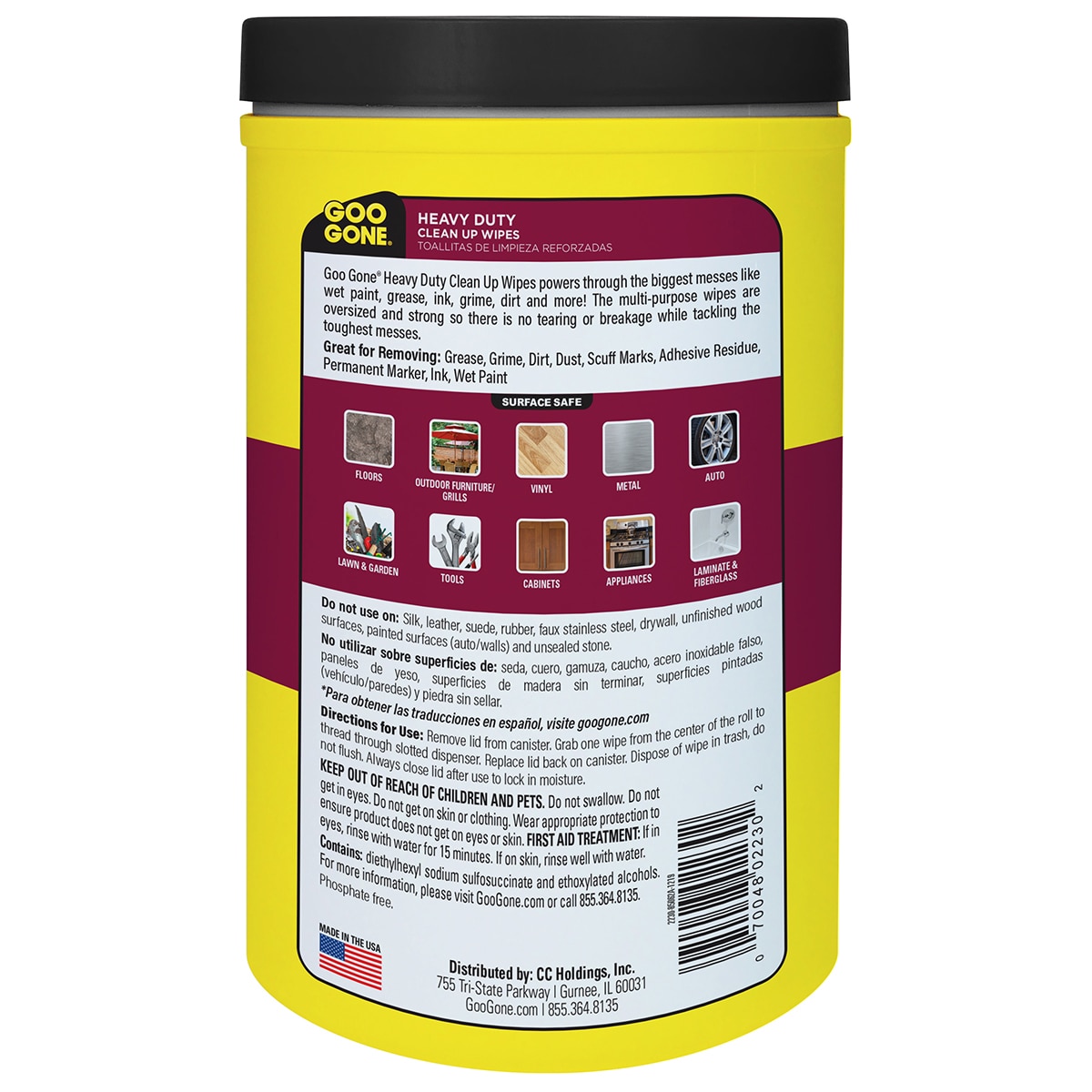 Goo Gone Heavy Duty Clean Up Wipes 75 Ct in the Paint Cleanup