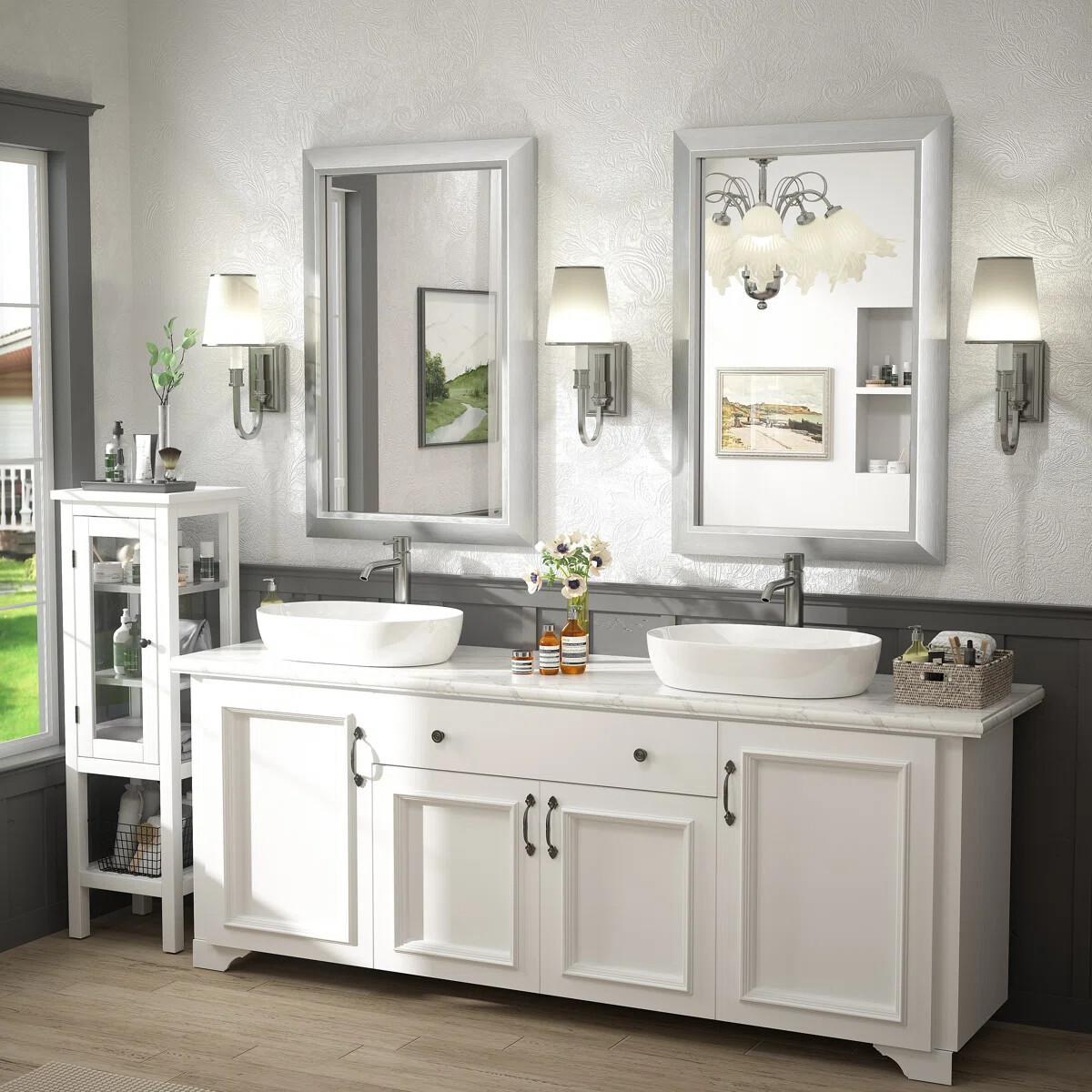 YQP YQP-D-RA6090-S Framed-Bath-Mirrors - View #3