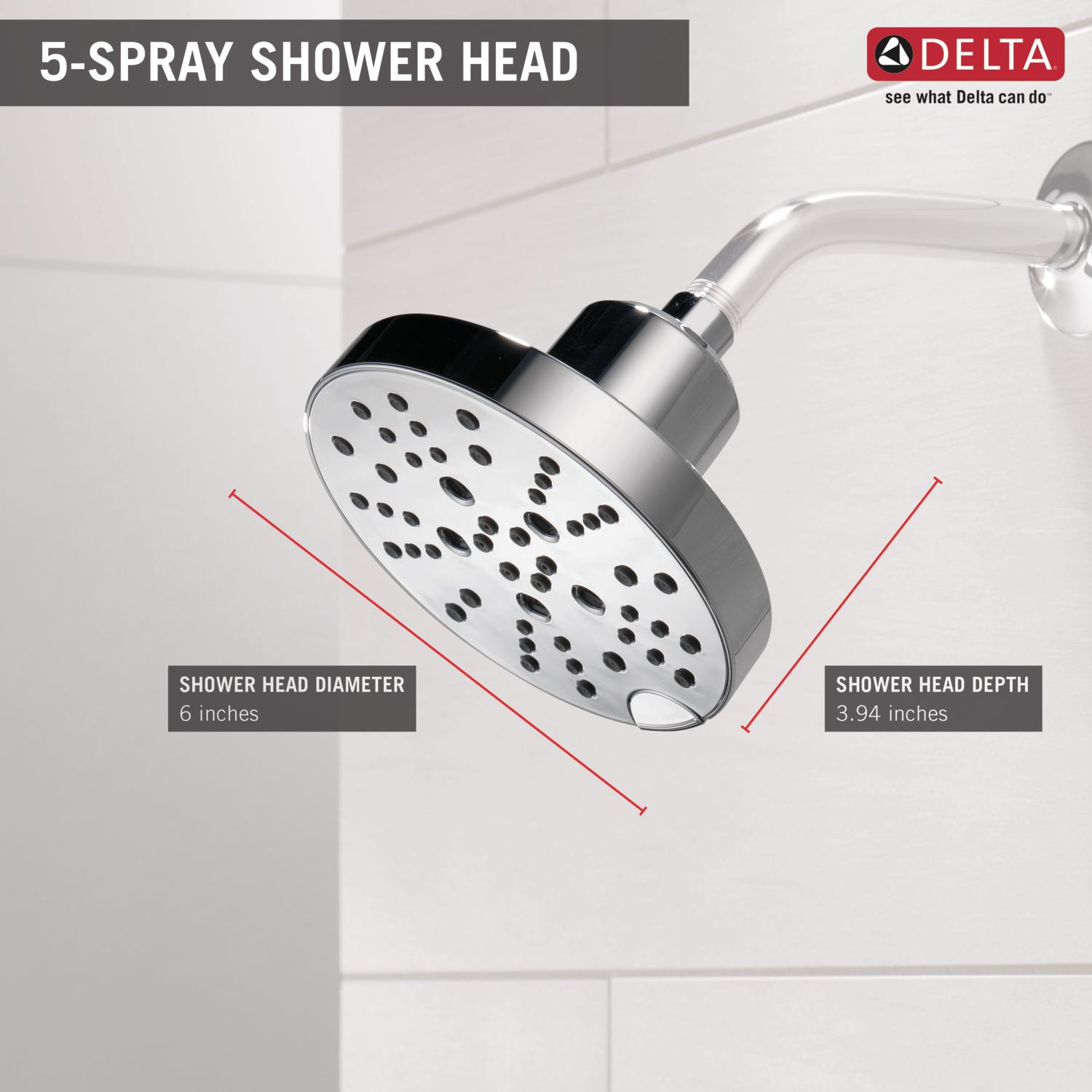Delta 52668 Fixed-Showerhead - View #3