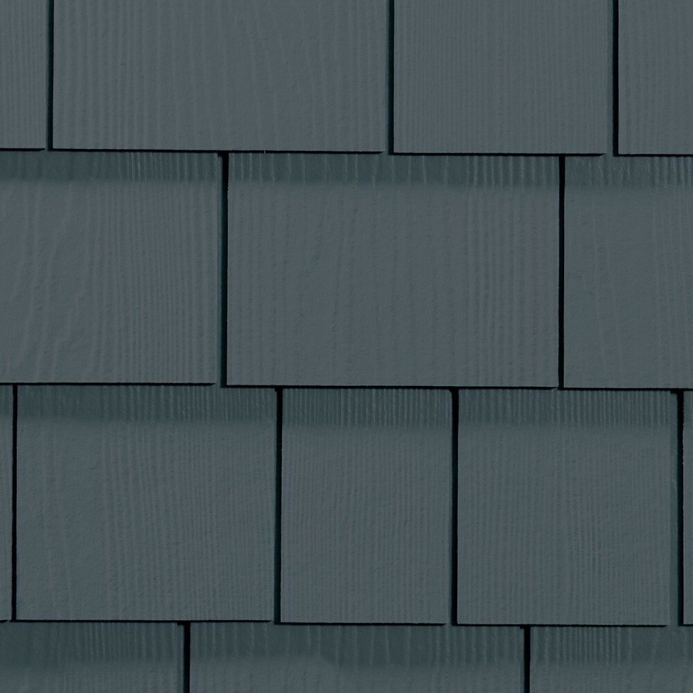 James Hardie Statement Collection Hz5 Fiber Cement Cedarmill Shingle Siding Panel Evening Blue