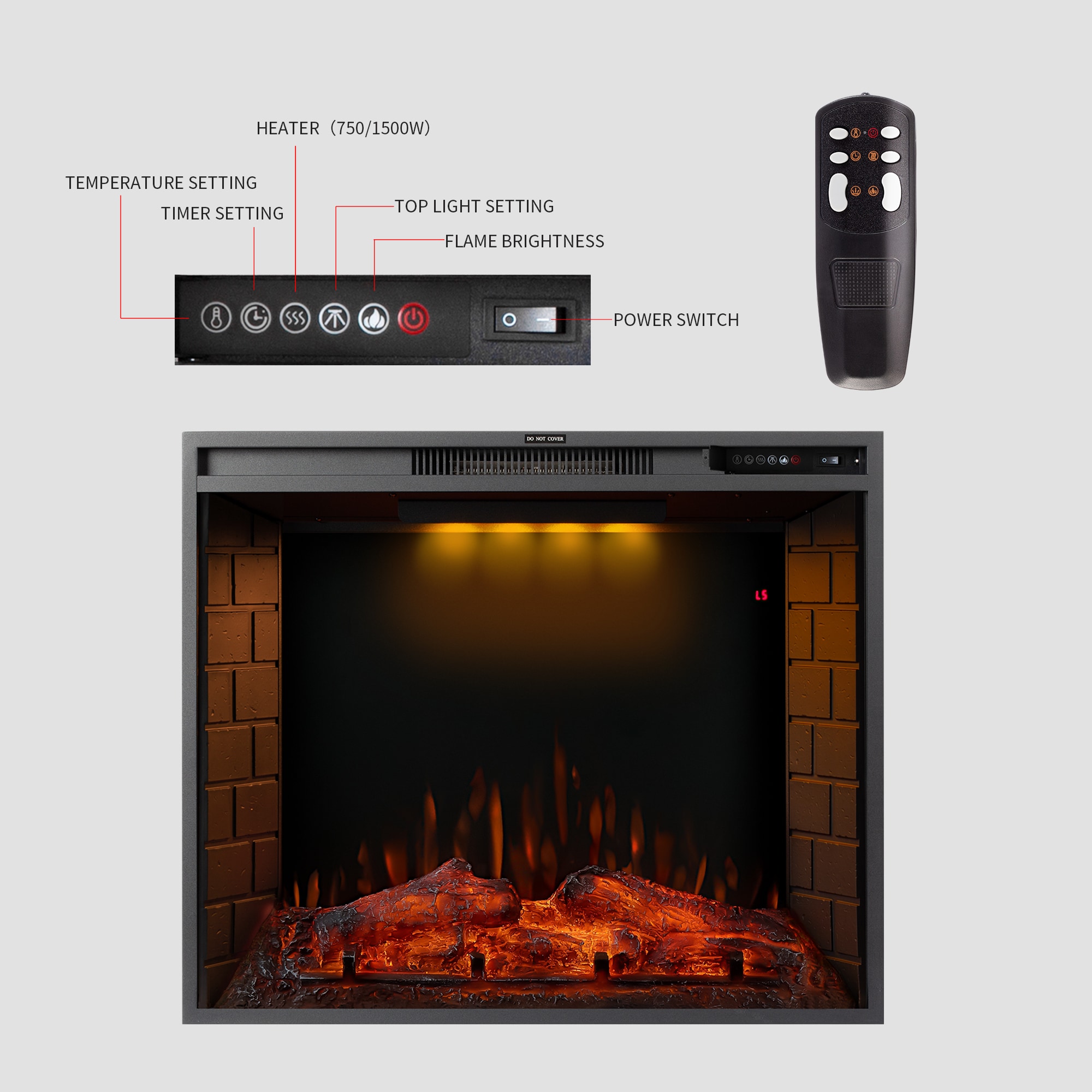 CASAINC TR-83530IN Electric-Fireplaces - View #17
