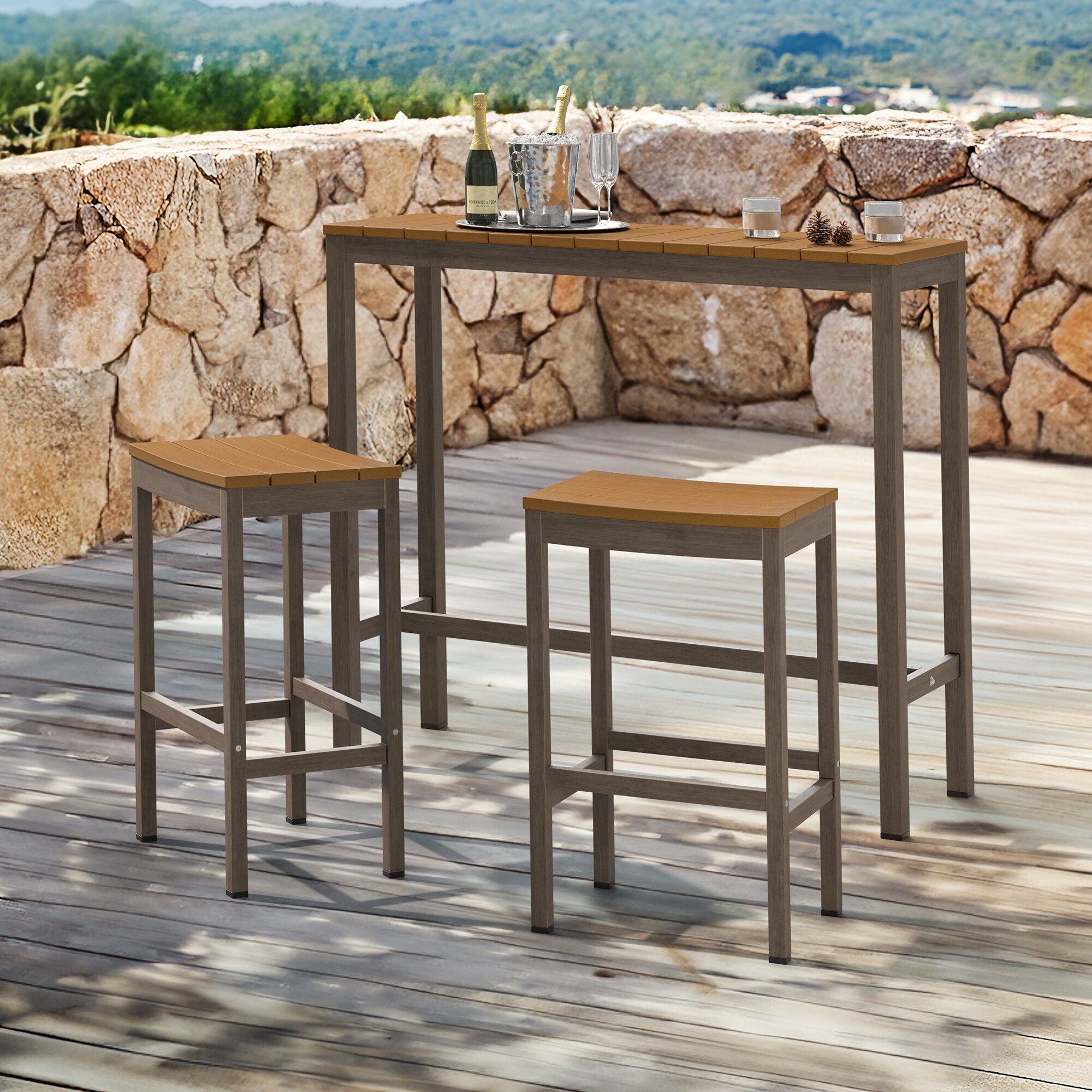 Lowes patio bar online set