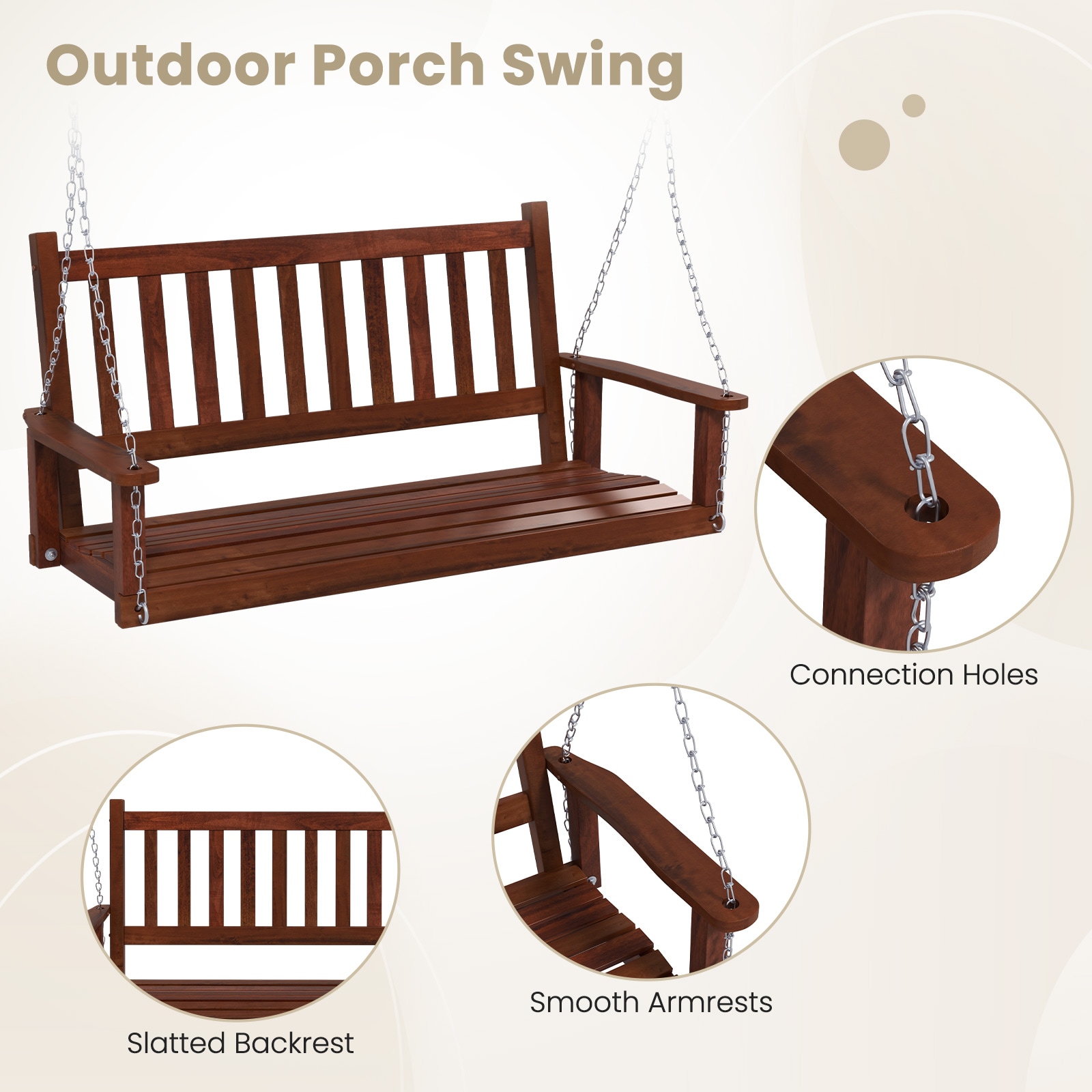 Forclover HBV-11446BN Swing-Gliders - View #5