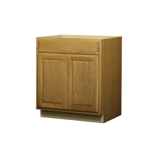 Diamond NOW Portland 30-in W x 35-in H x 23.75-in D Wheat Door and Drawer Base Stock Cabinet Diamond NOW Portland 30-in W x 35-in H x 23.75-in D Wheat Door and Drawer Base Stock Cabinet