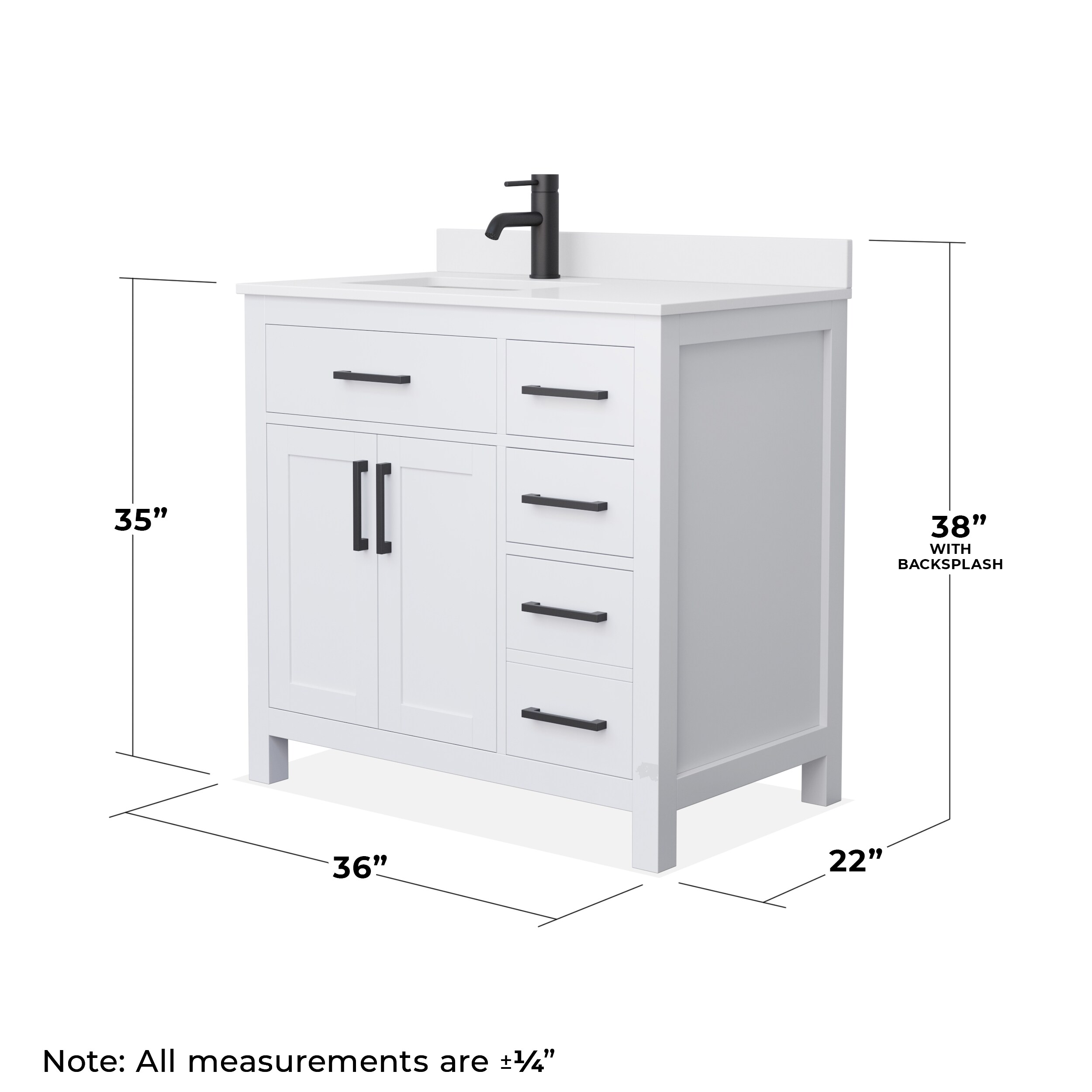 Wyndham Collection WCG242436SWBWCUNSMXX Bath-Vanity-Combo - View #5